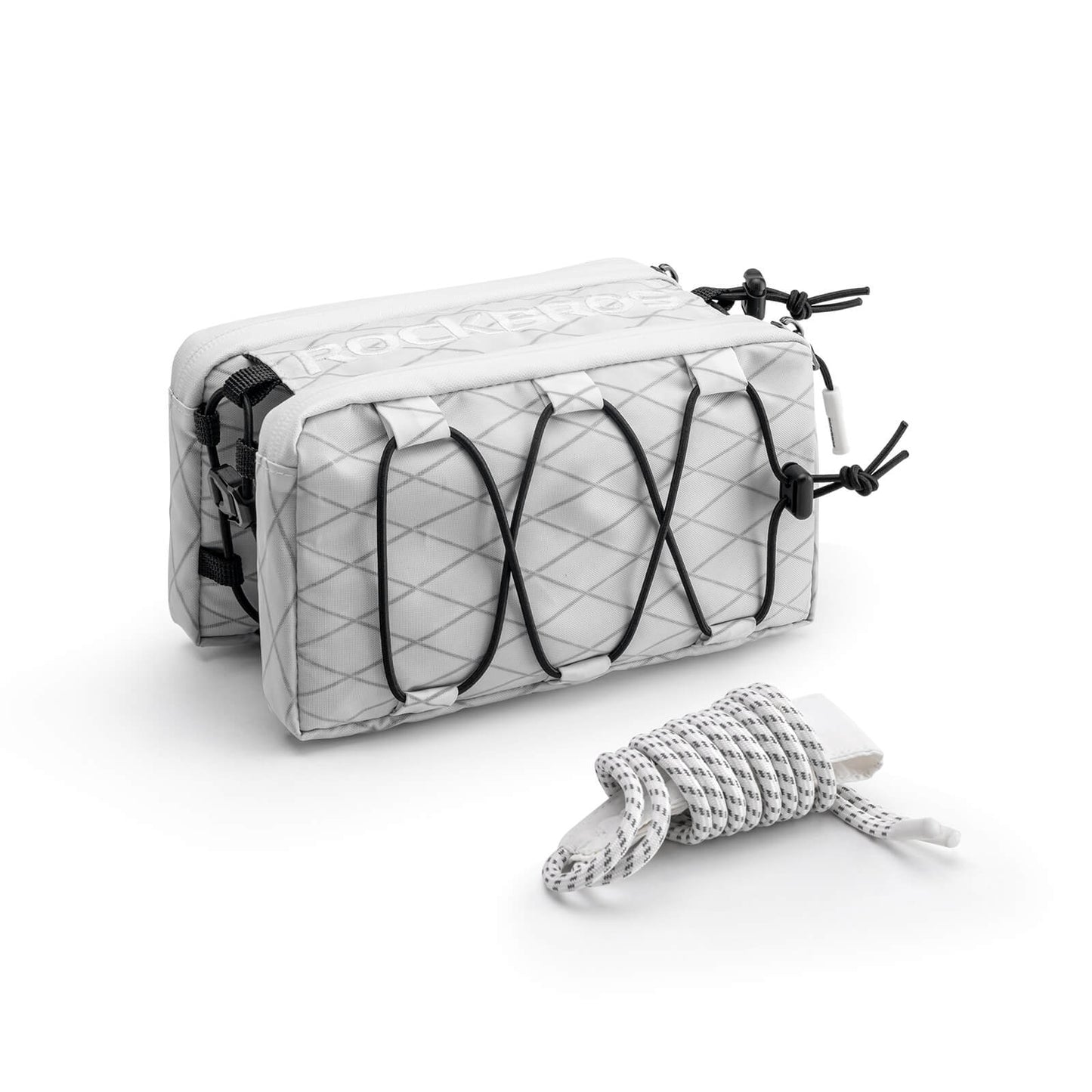 Taska fyrir efri rör, rammataska með axlaról 