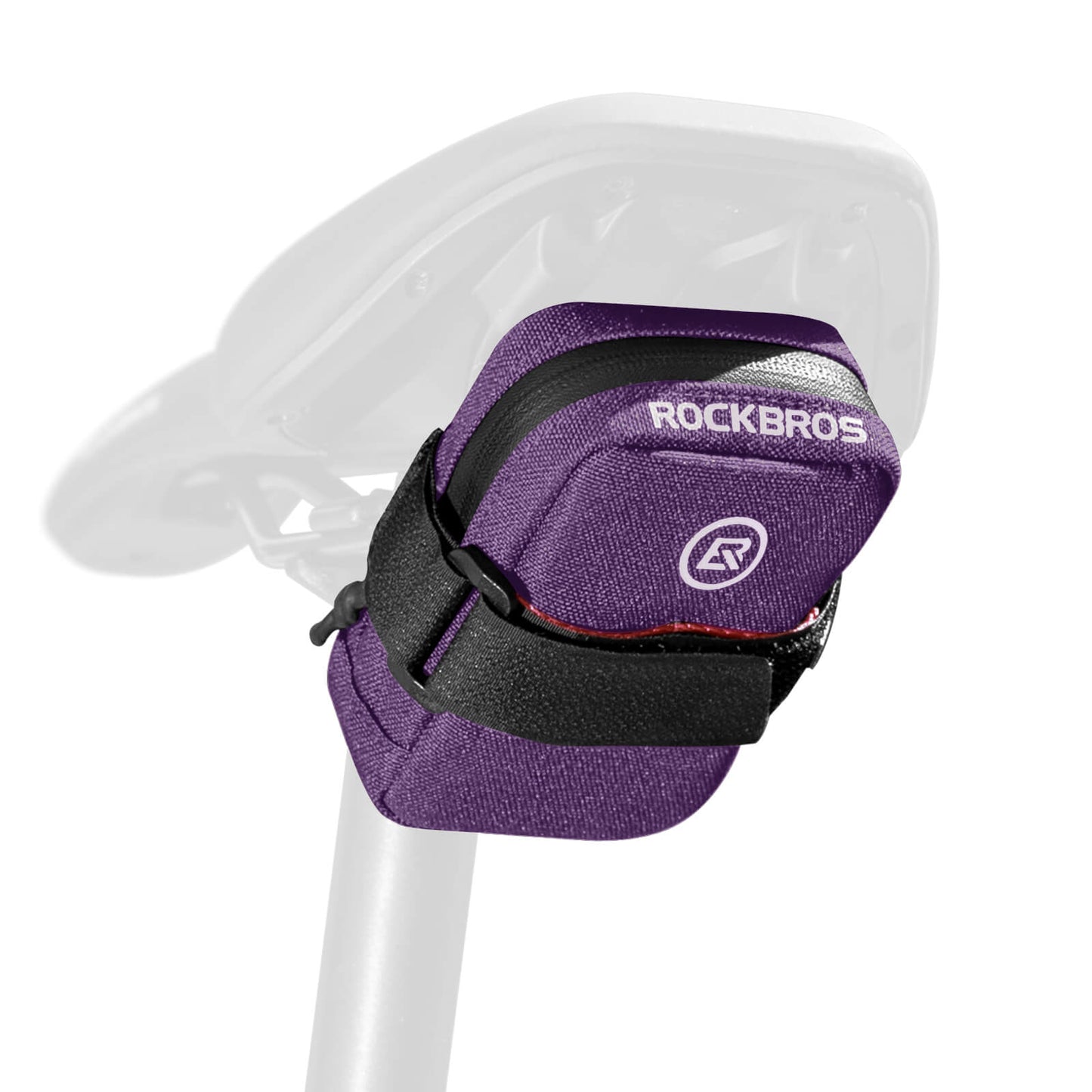 ROCKBROS reiðhjólasadlataska, límlaus geymslutaska fyrir götuhjól, fjallahjól