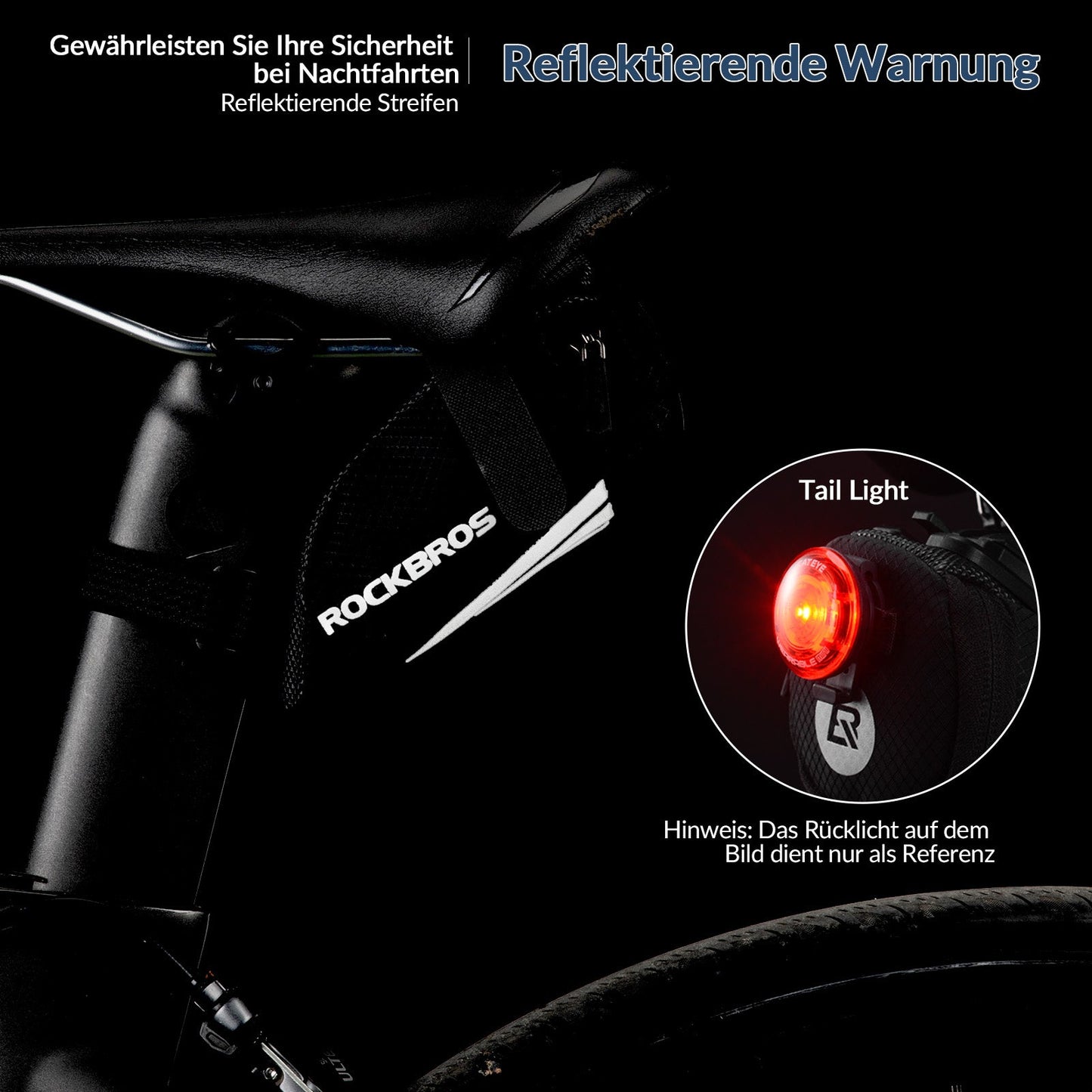 ROCKBROS Bicycle Saddle Bag for MTB/Road Bike/Folding Bike Mini Portable