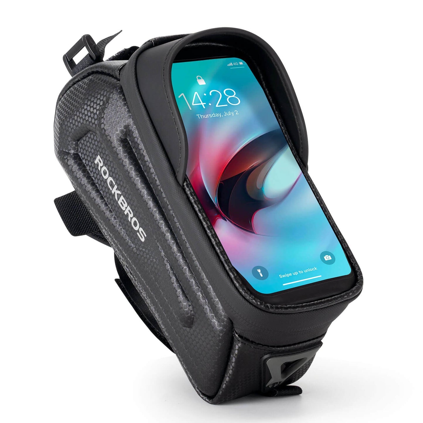 ROCKBROS Bicycle Bag Water-Repellent Phone Case with TPU Touchscreen