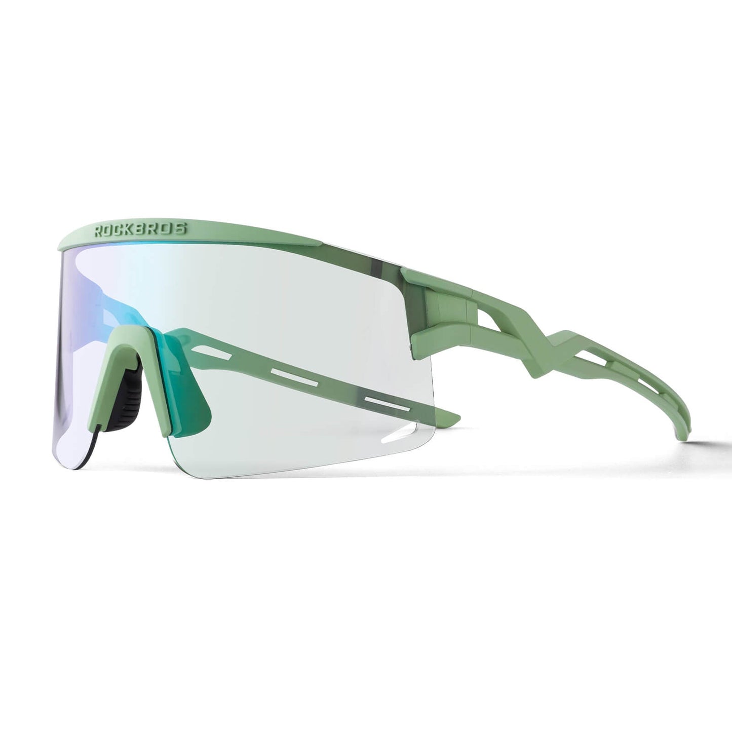 ROCKBROS Cycling Glasses, Self-Tinting/Polarized, Anti-Fog, Windproof, UV Protection