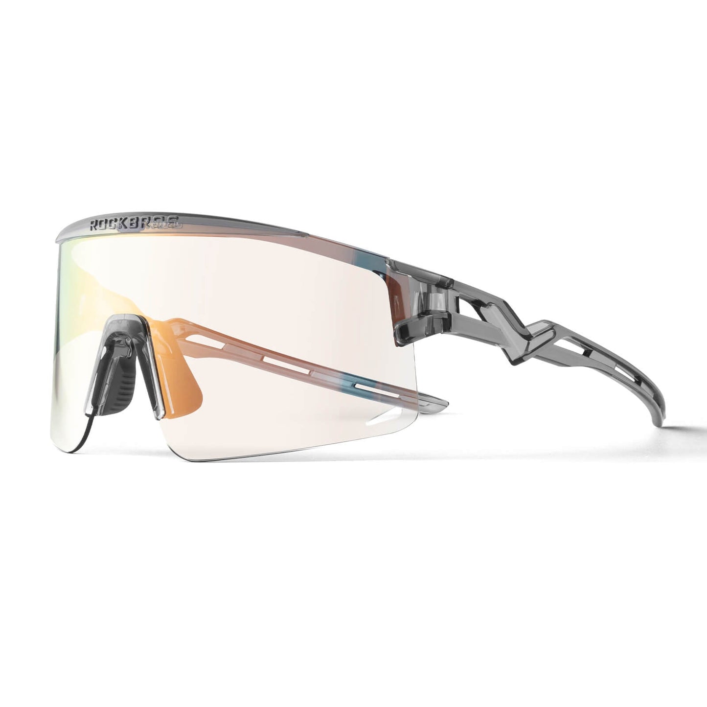 ROCKBROS Cycling Glasses, Self-Tinting/Polarized, Anti-Fog, Windproof, UV Protection