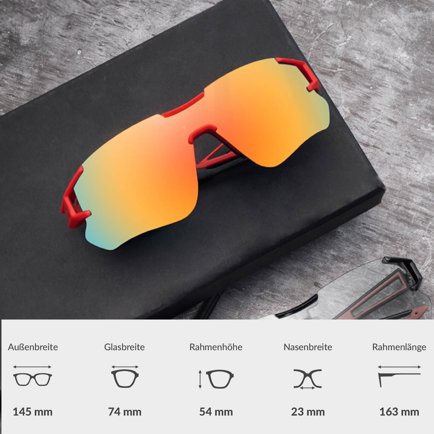 ROCKBROS Photochromic Cycling Glasses for Men &amp; Women with UV400 Protection