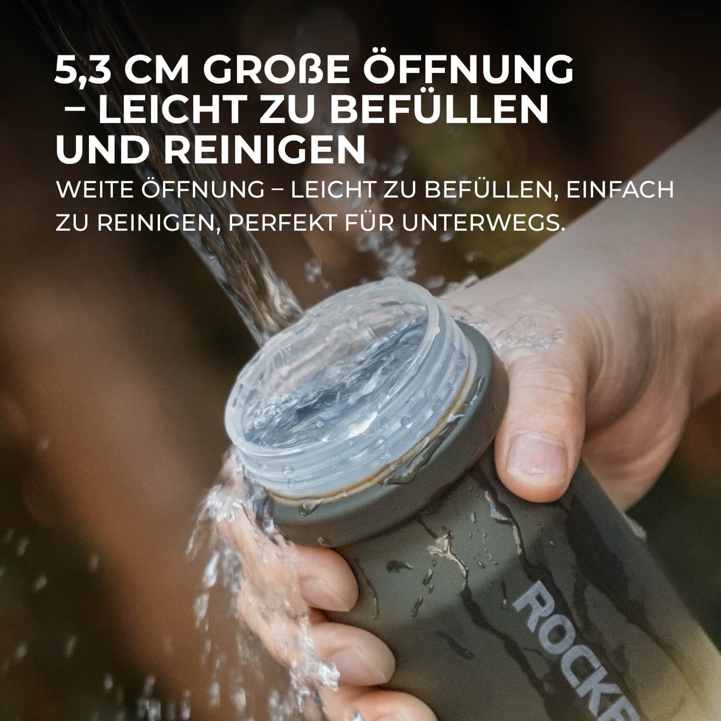 Fahrradflasche mit auslaufsicherem Pull-Top-Verschluss 600/750ml