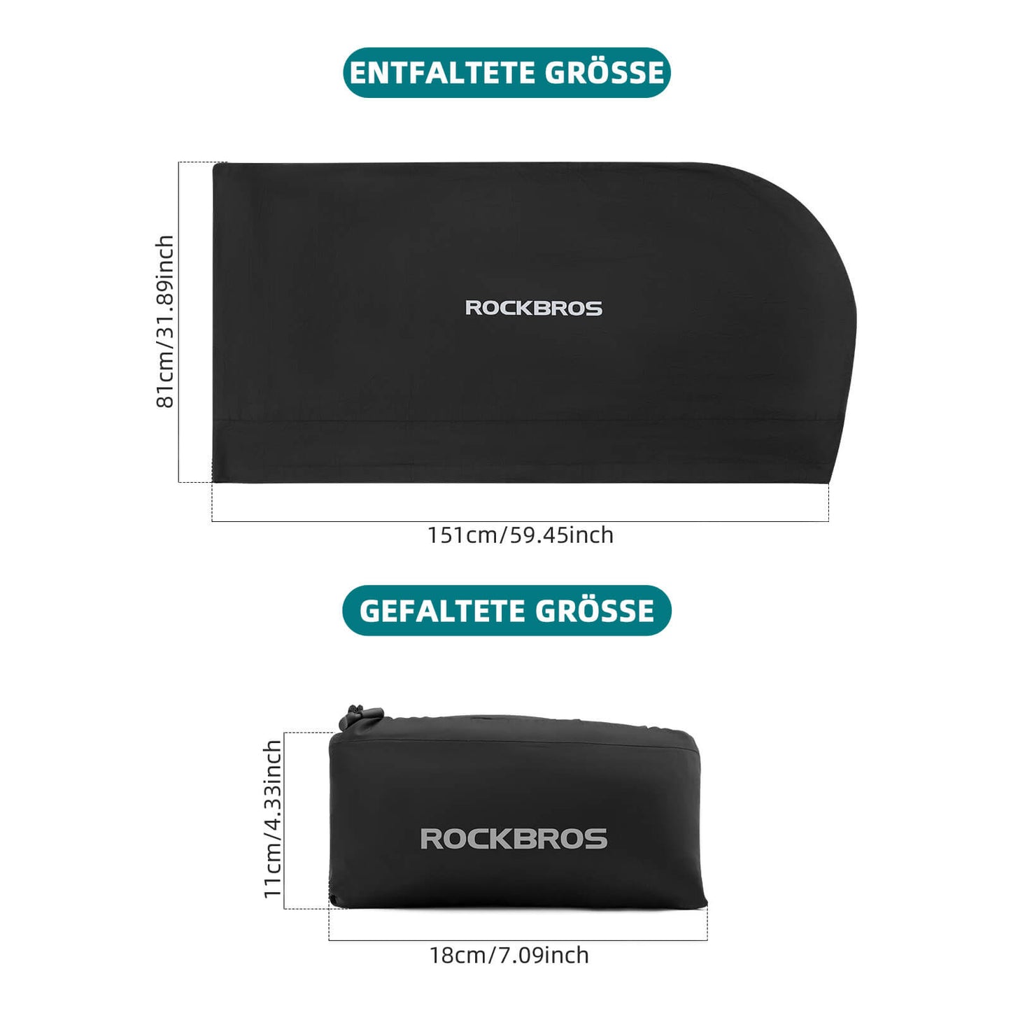 ROCKBROS Bicycle Garage Waterproof Transport Bag Travel Storage for Bicycles