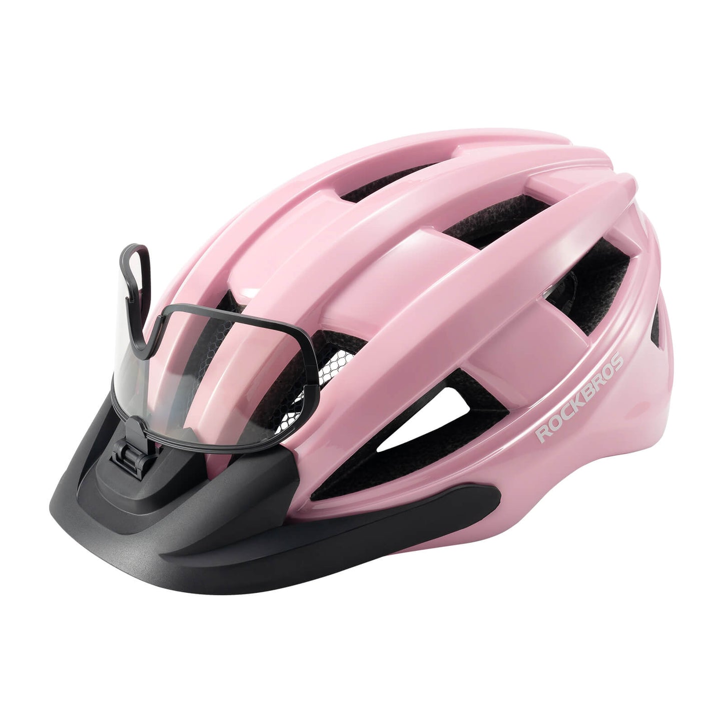Bicycle helmet with rear light 55-61cm