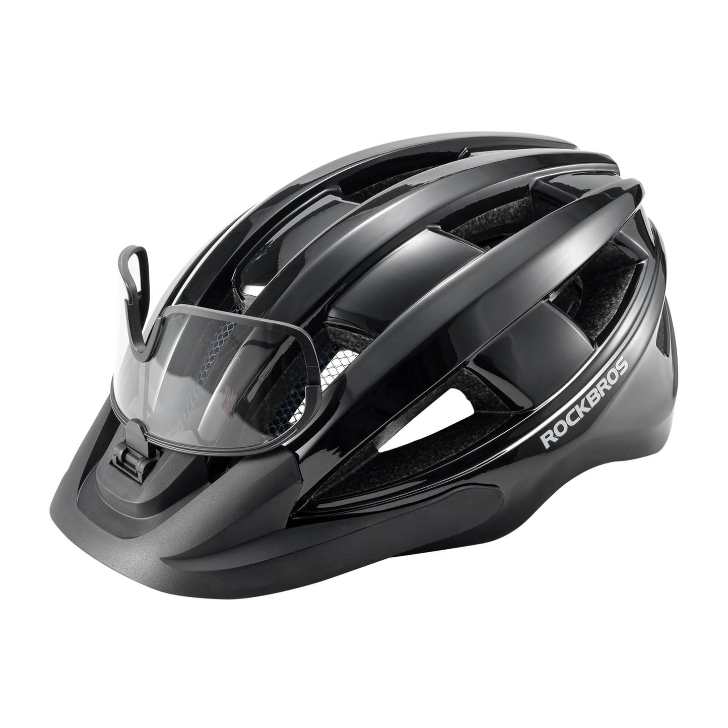 Bicycle helmet with rear light 55-61cm