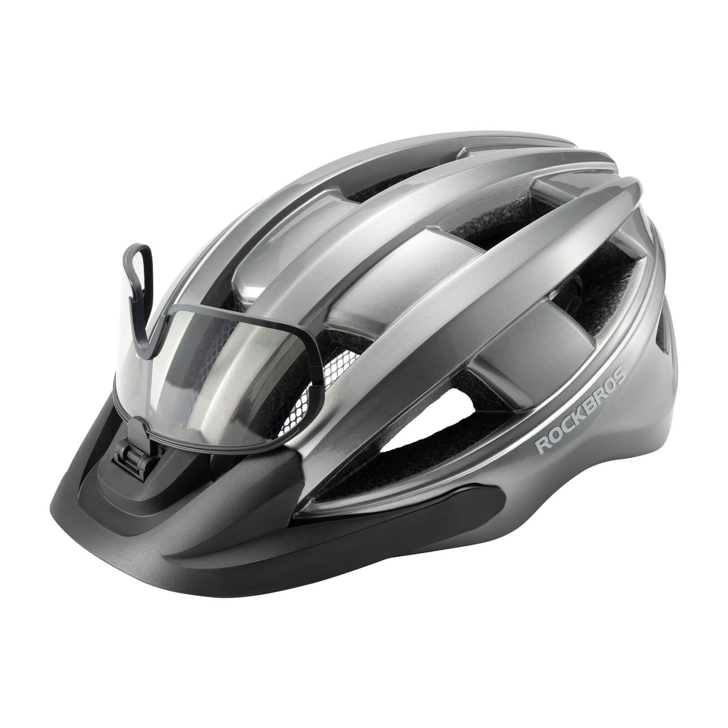 Bicycle helmet with rear light 55-61cm