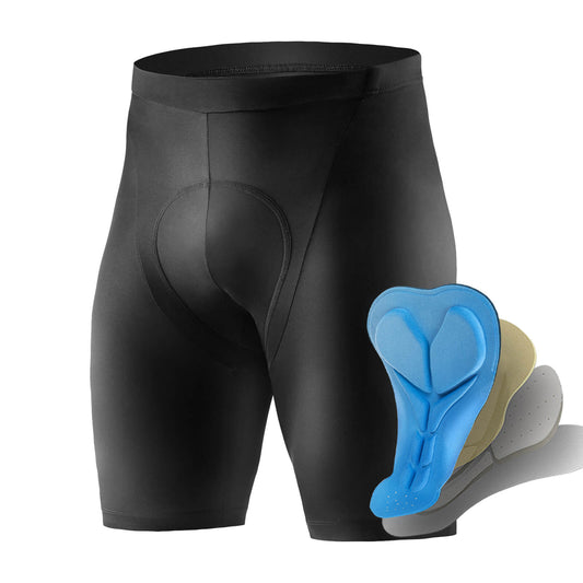 Cycling shorts with 3D padding, breathable, elastic, reflective