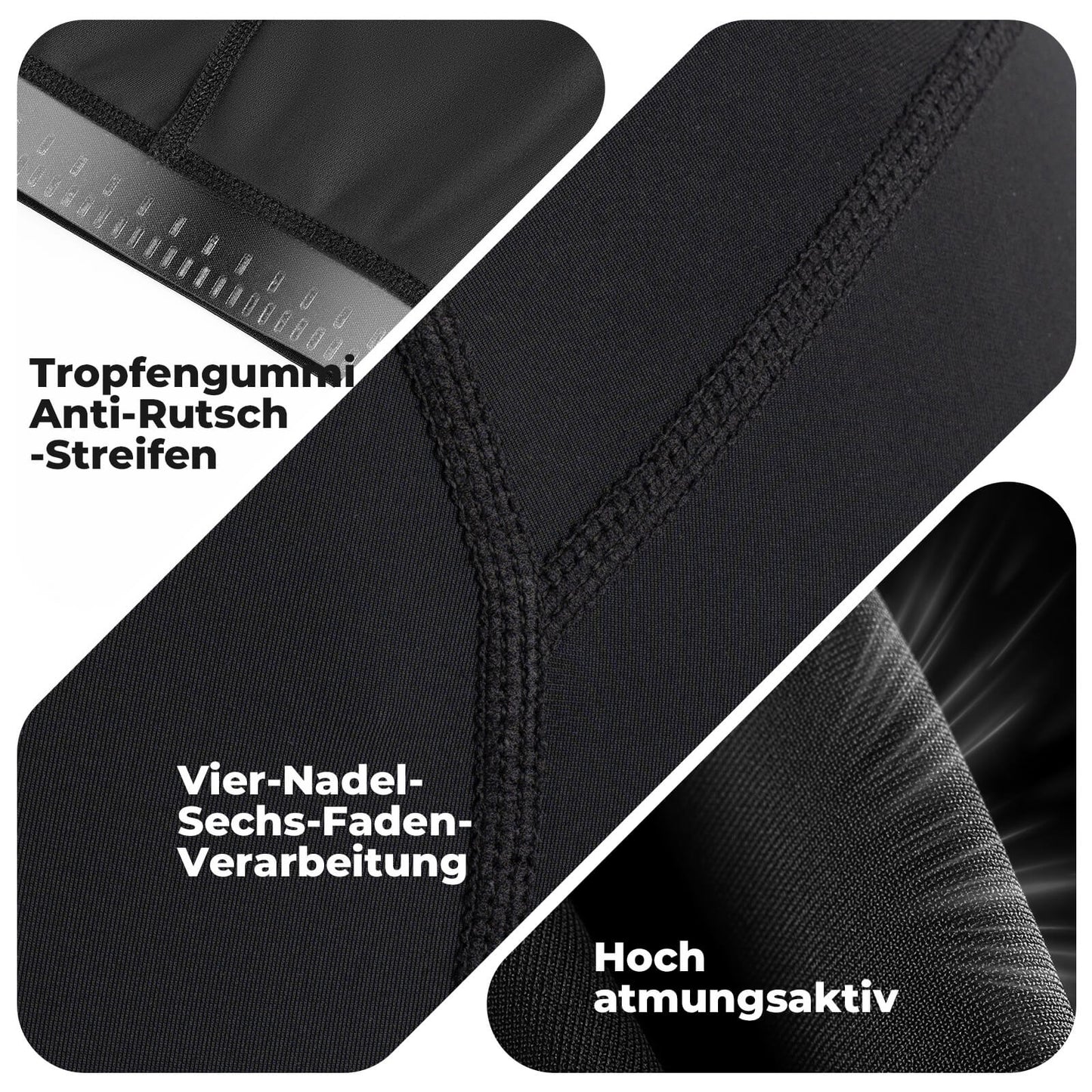 Men's cycling shorts with seat pad