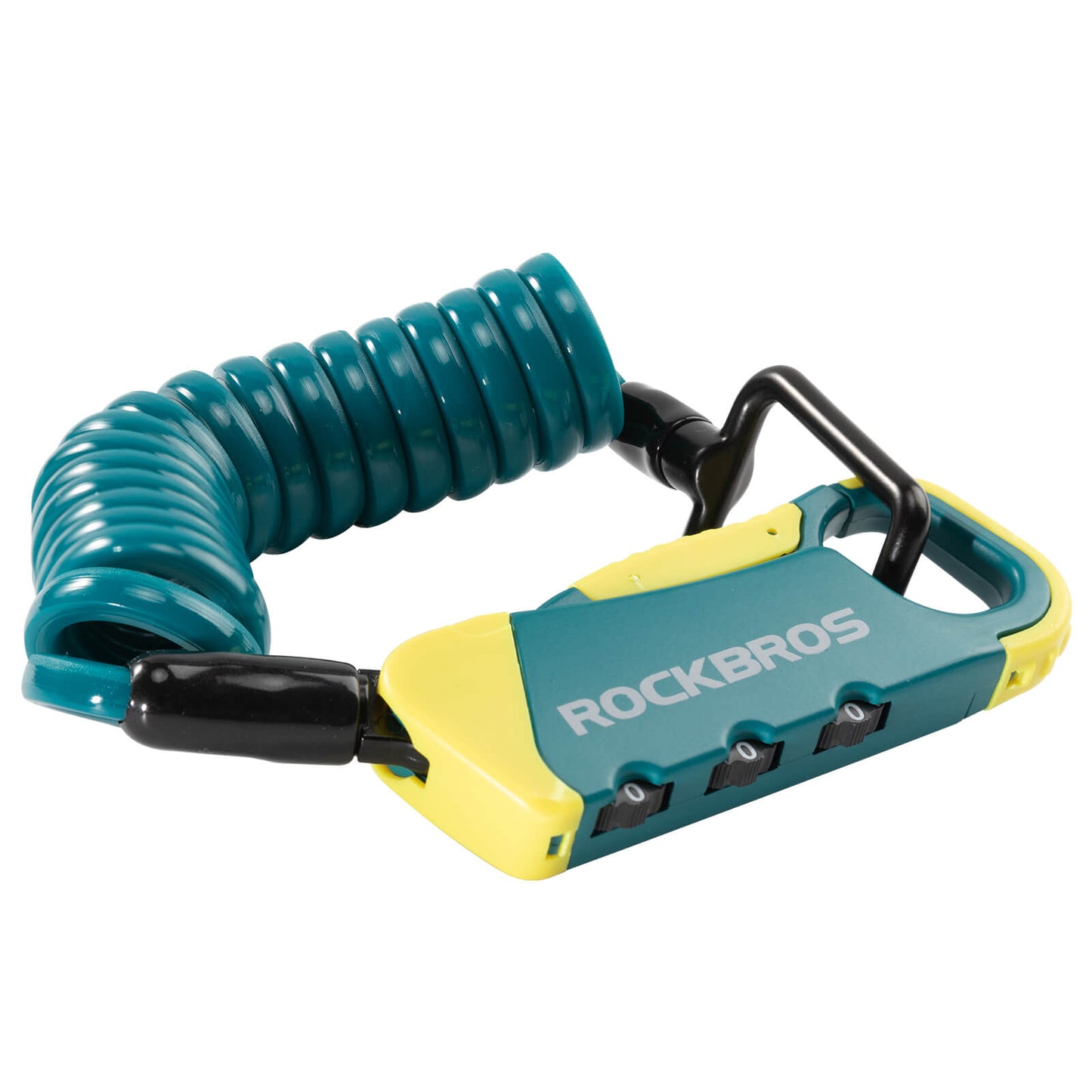 Cable lock, combination lock, helmet lock, 120cm, lightweight