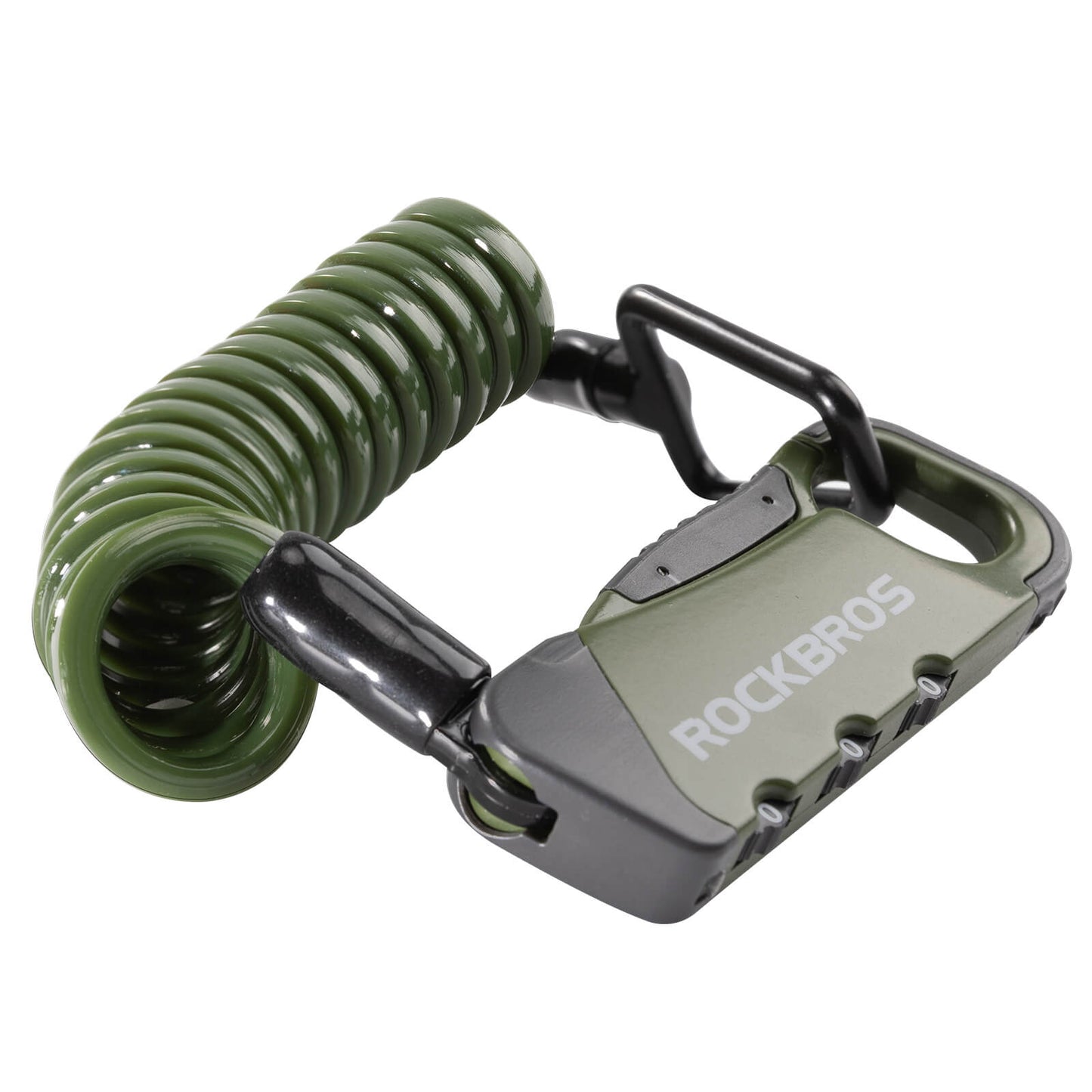 Cable lock, combination lock, helmet lock, 120cm, lightweight