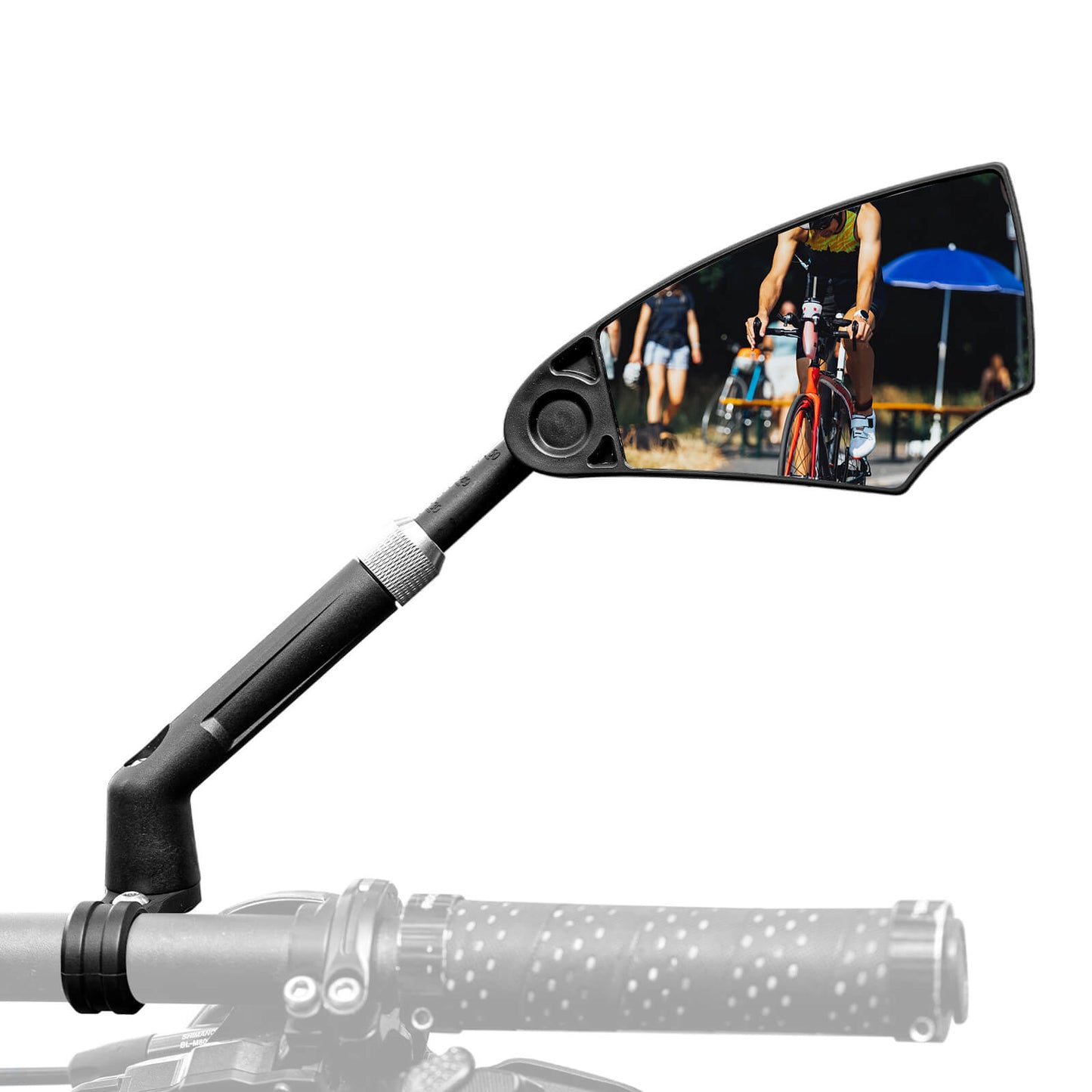 Bicycle mirror, rearview mirror, 360° rotatable, foldable, for handlebars 20–23mm