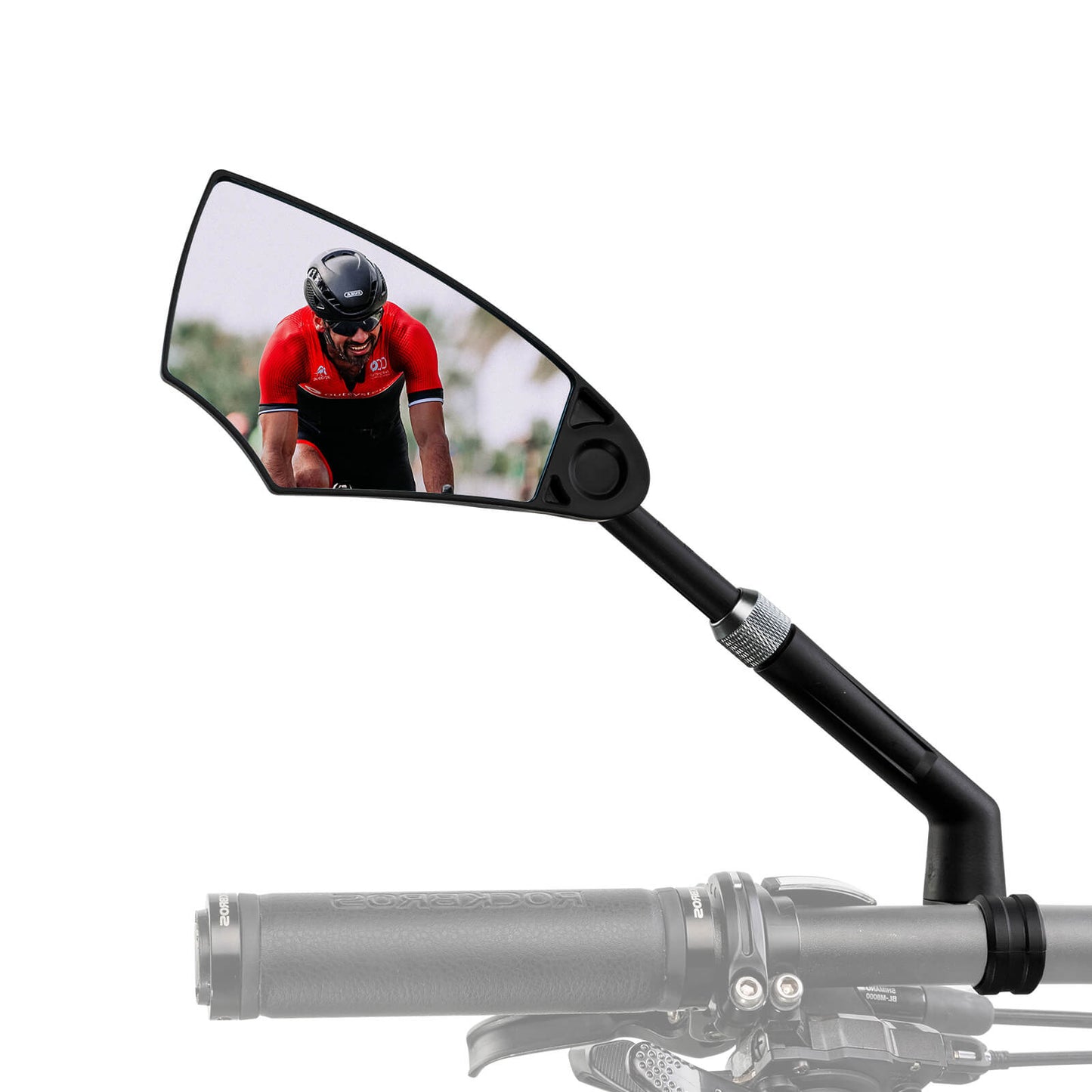Bicycle mirror, rearview mirror, 360° rotatable, foldable, for handlebars 20–23mm