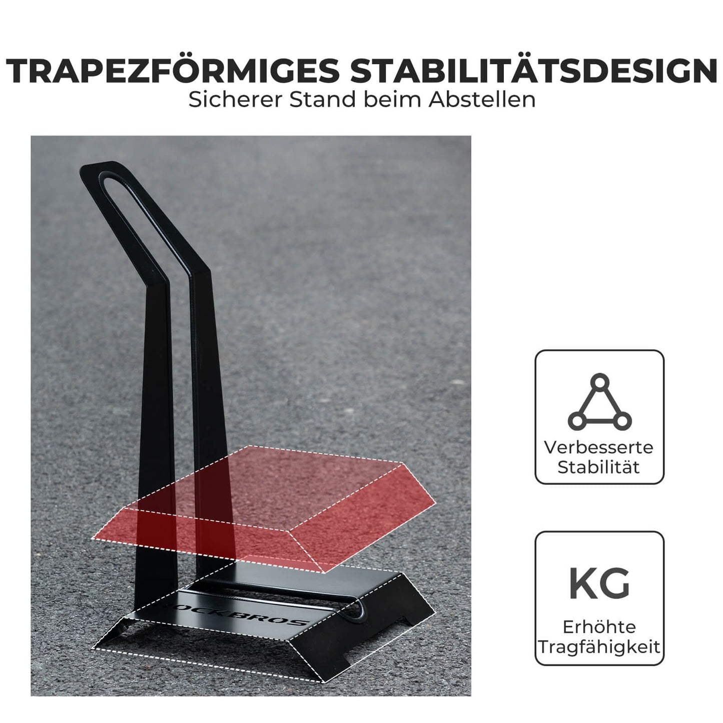 Bicycle stand for 24-27.5 inch MTBs and 700C road bikes