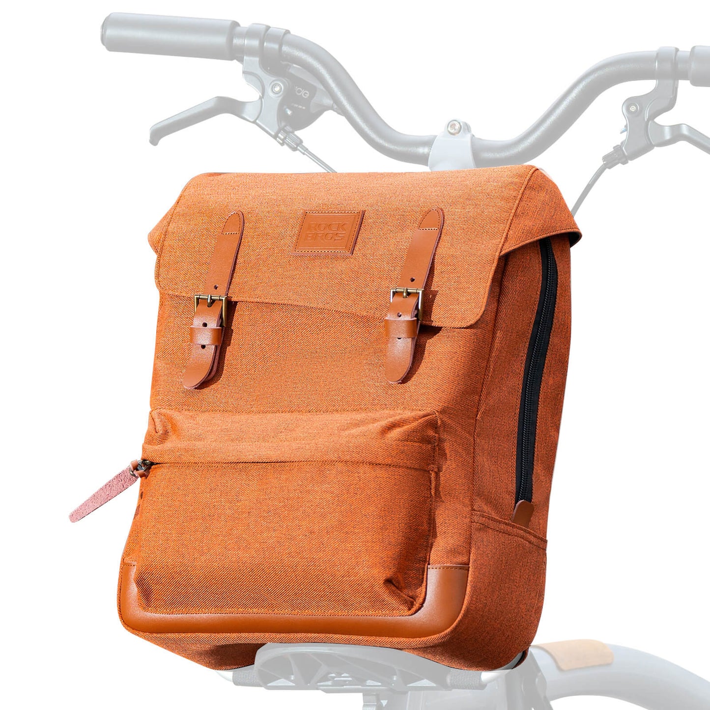 Bicycle handlebar bag for Brompton backpack 7.7L+0.6L