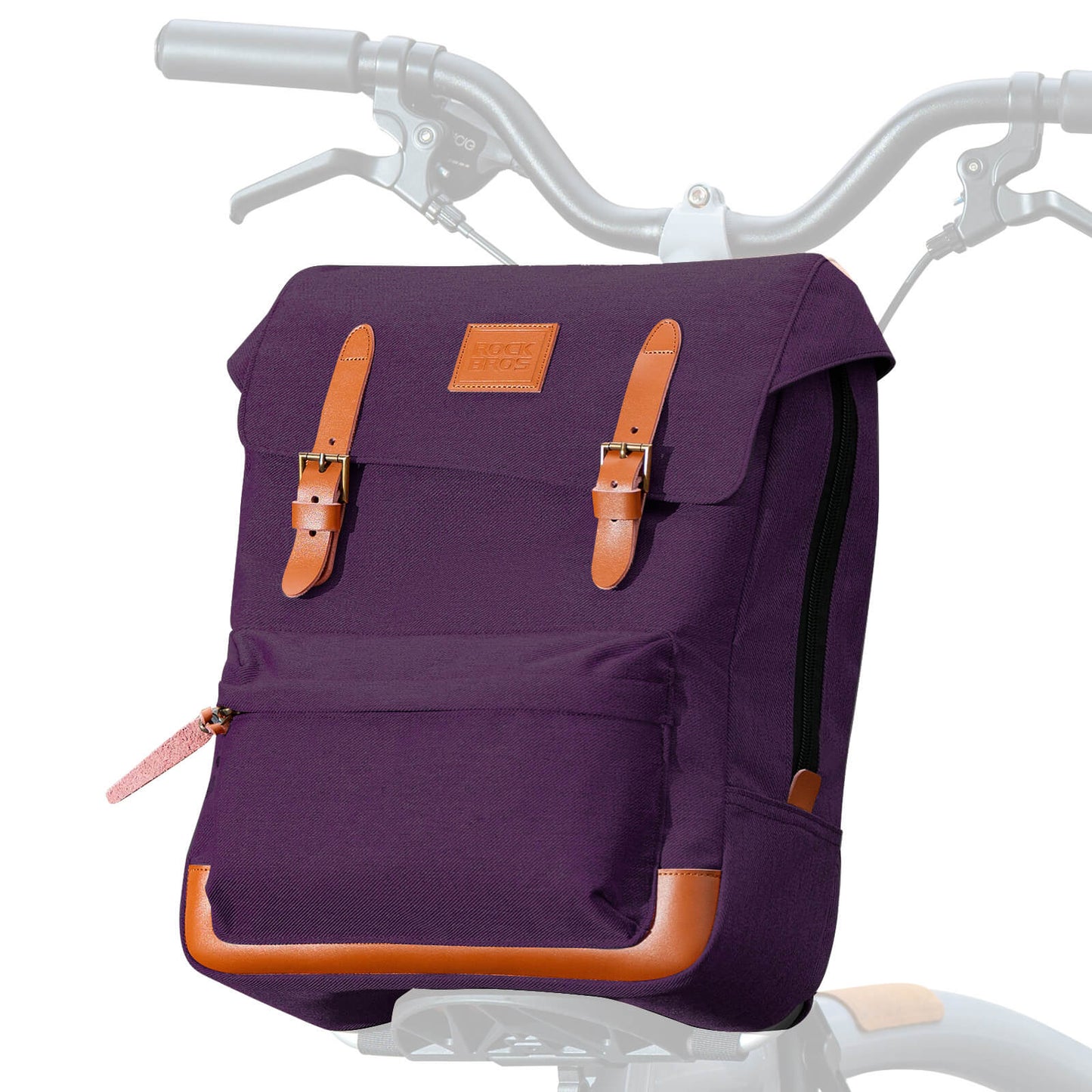 Bicycle handlebar bag for Brompton backpack 7.7L+0.6L