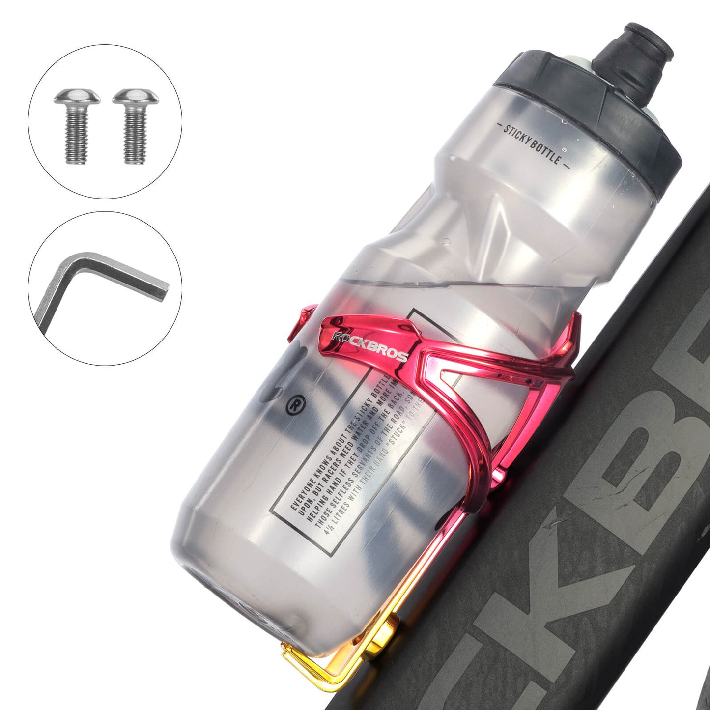 ROCKBROS Bottle Holder Bicycle Drink Holder Lightweight for MTB Road Bike