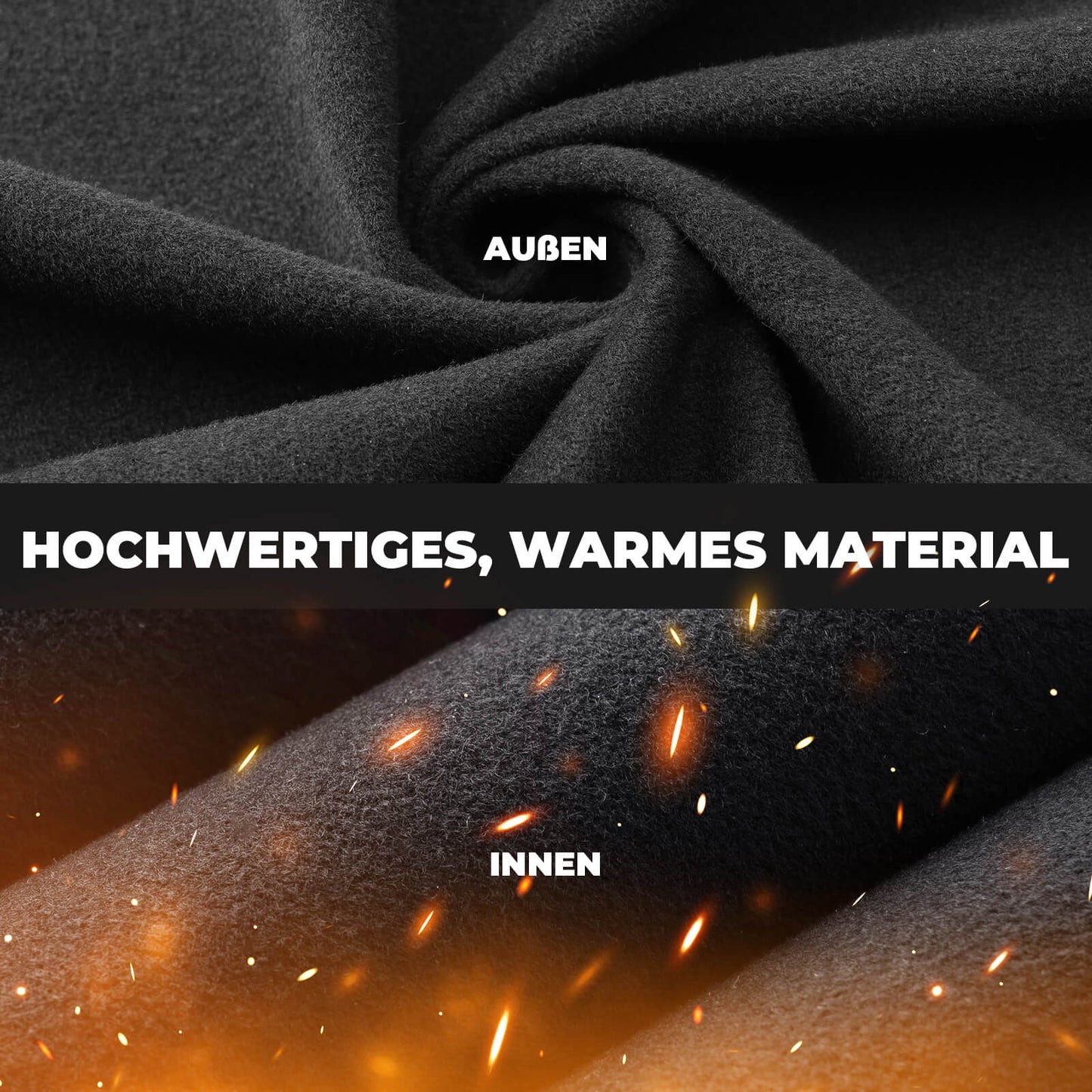 ROCKBROS Halbe Sturmhaube Schlauchtuch Atmungsaktiv Elastisch für Radfahren Klettern