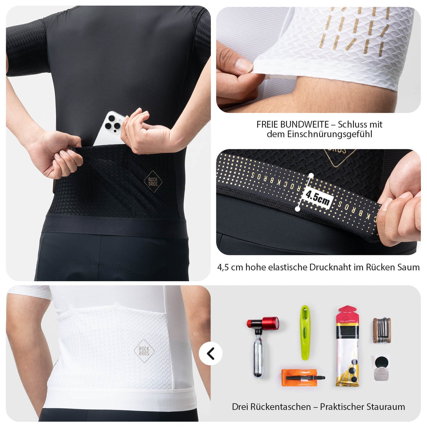 Herren Kurzarm Hochleistungs-Radtrikot Jersey für MTB & Rennrad