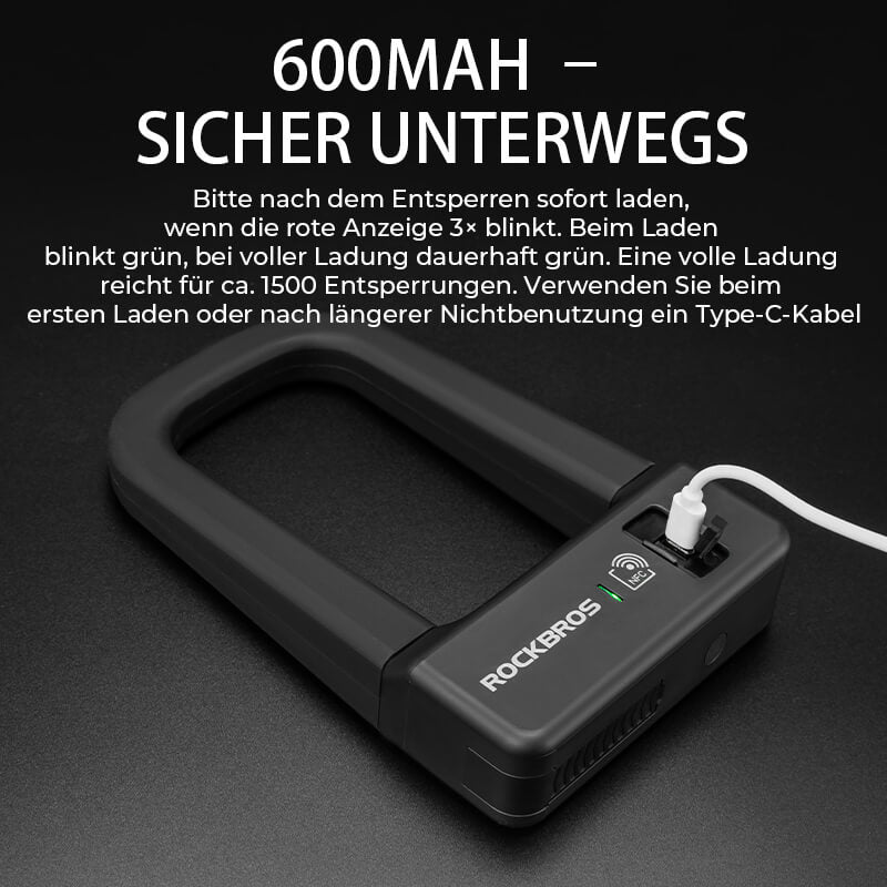 Snjall NFC hjólalás, vatnsheldur