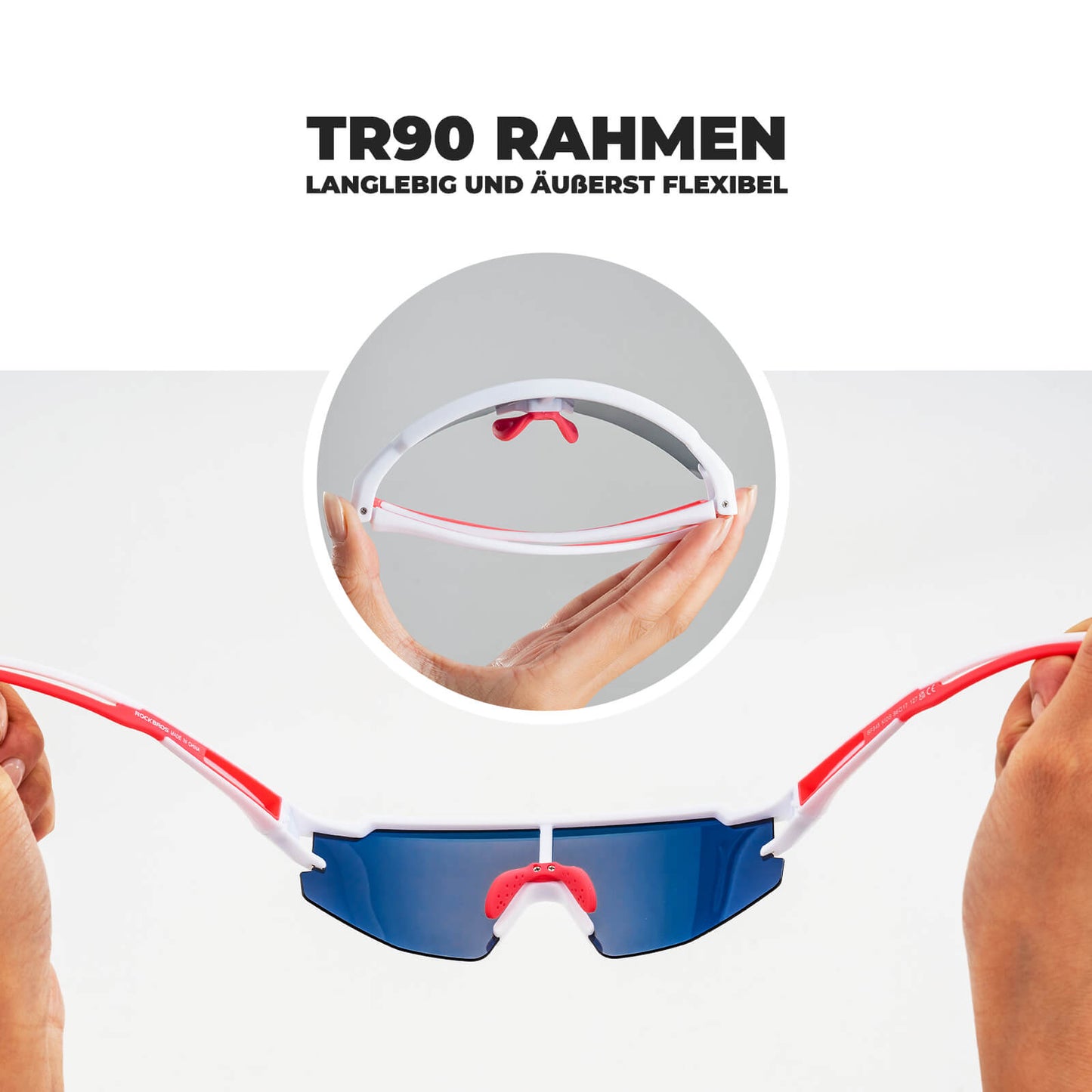 Hjólreiðagleraugu fyrir börn með UV400 vörn