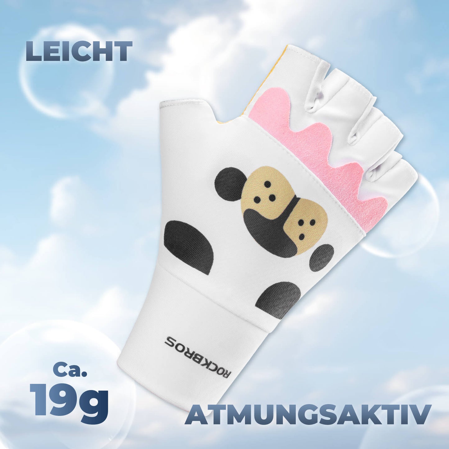 Kinder Halbfinger Fingerlose Fahrradhandschuhe