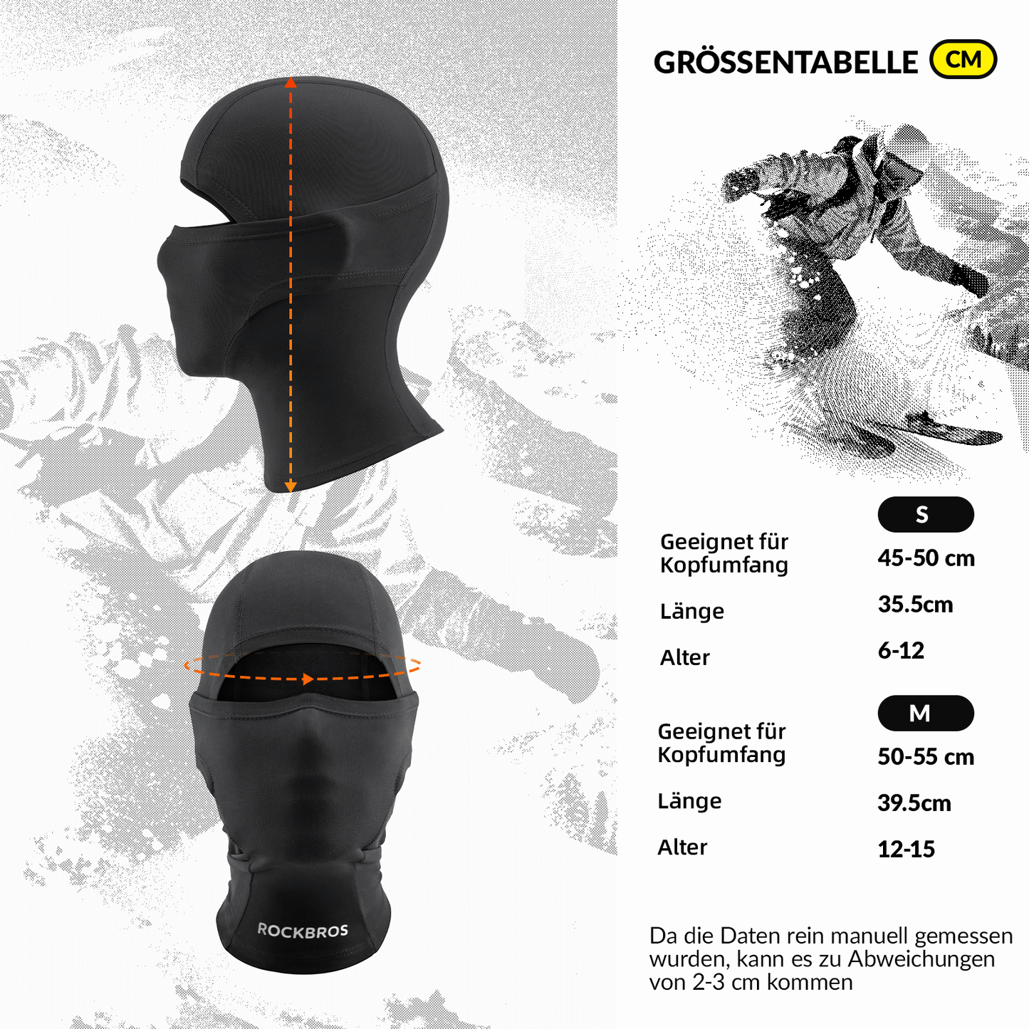 ROCKBROS vetrargríma fyrir stelpur/drengi