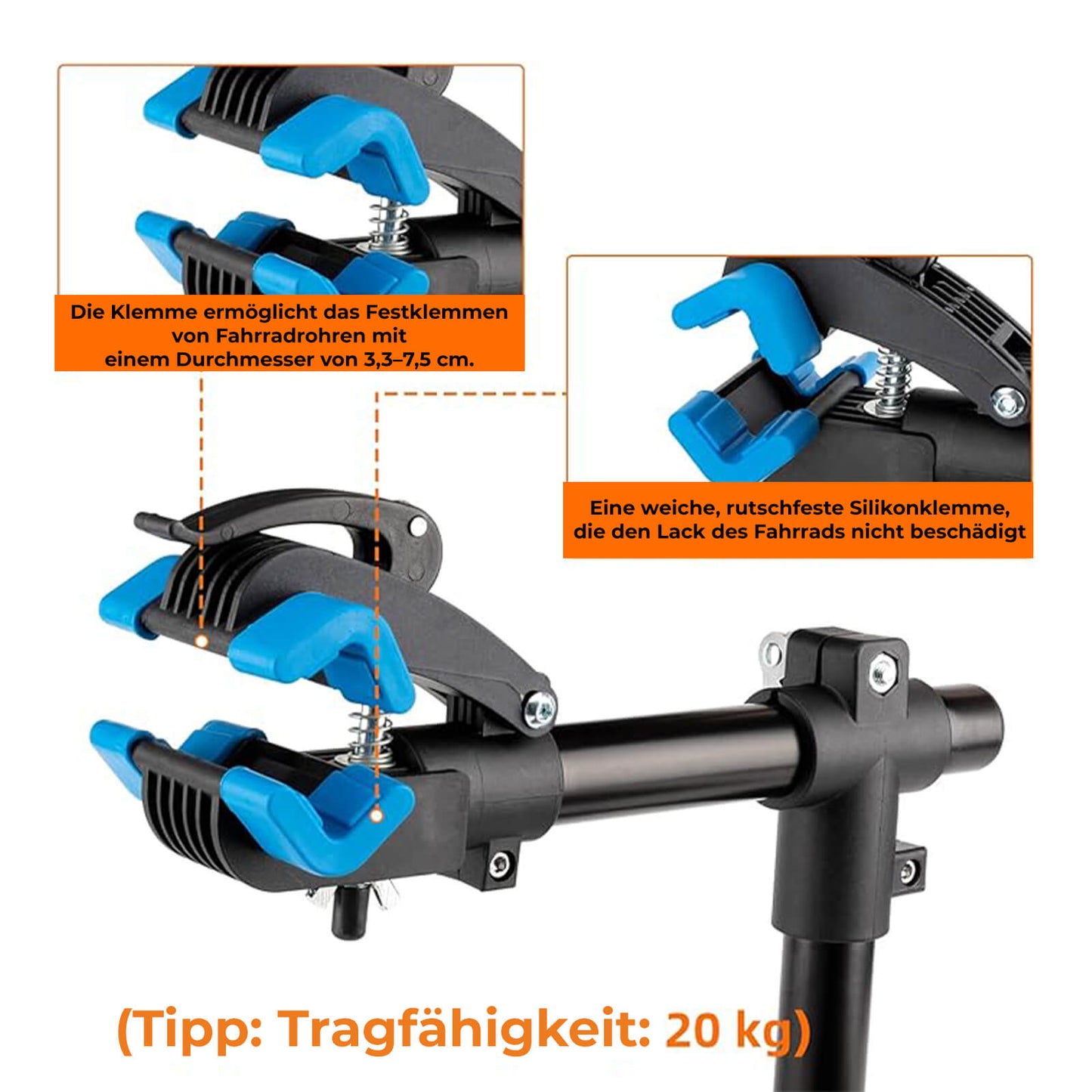Reiðhjólasamsetningarstandur, reiðhjólahaldari fyrir 24-29 tommu hjól