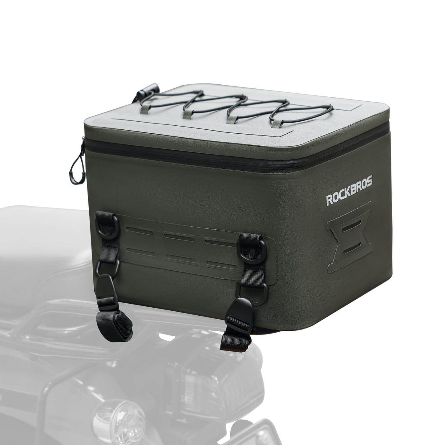 ROCKBROS mótorhjólataska vatnsheld farangursgrindartösku afturtaska 13L