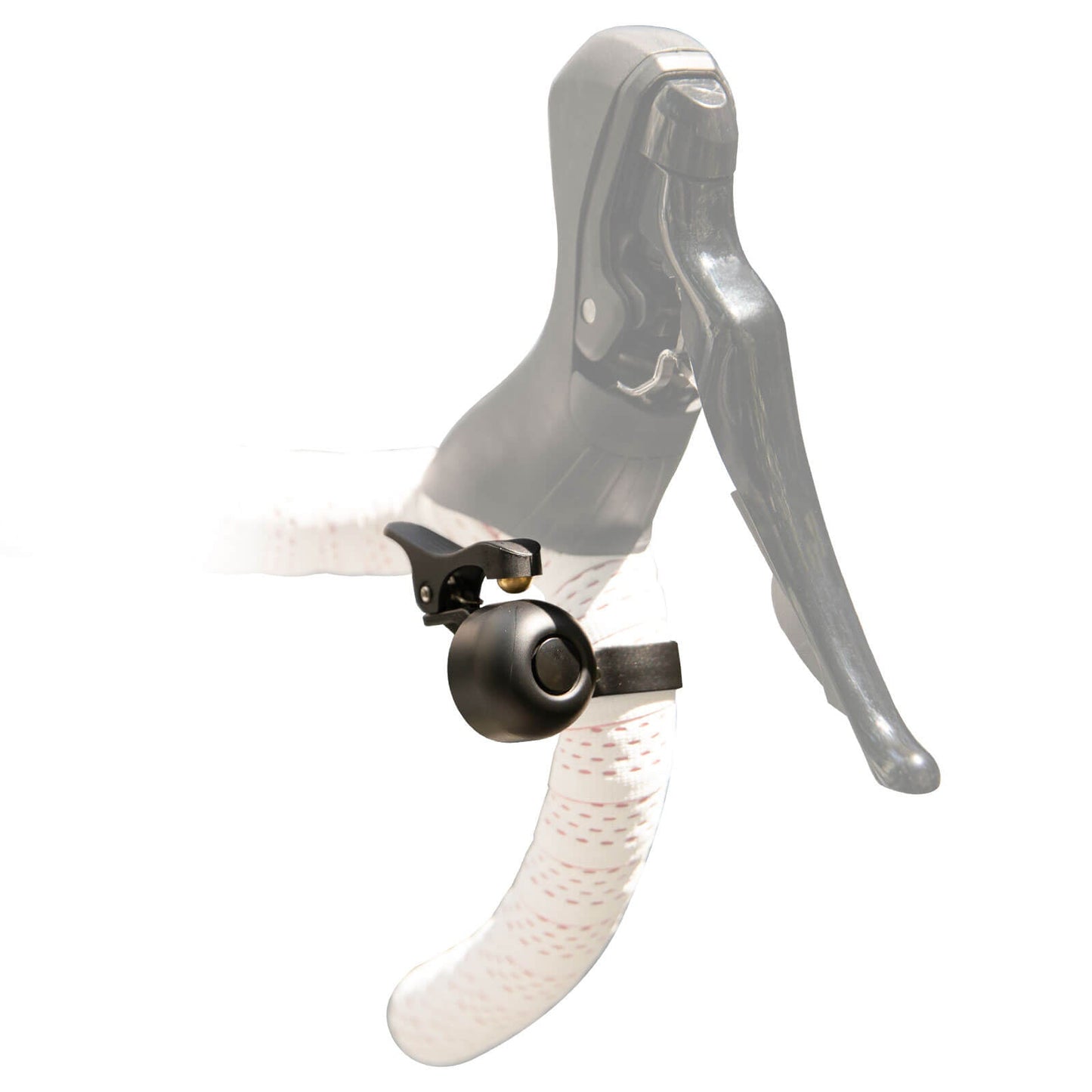 Road bike bell for curved handlebars 27-30 mm