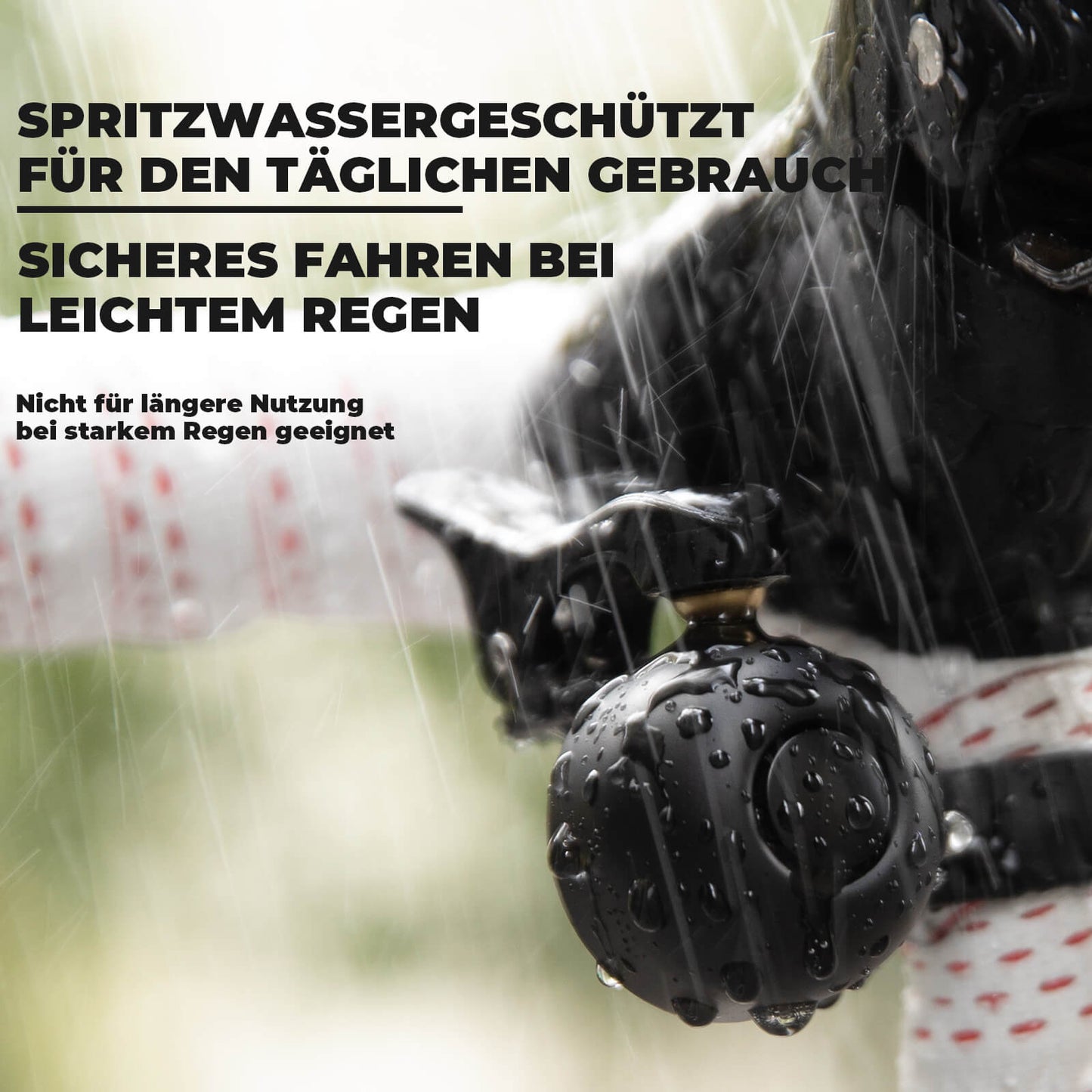 Road bike bell for curved handlebars 27-30 mm