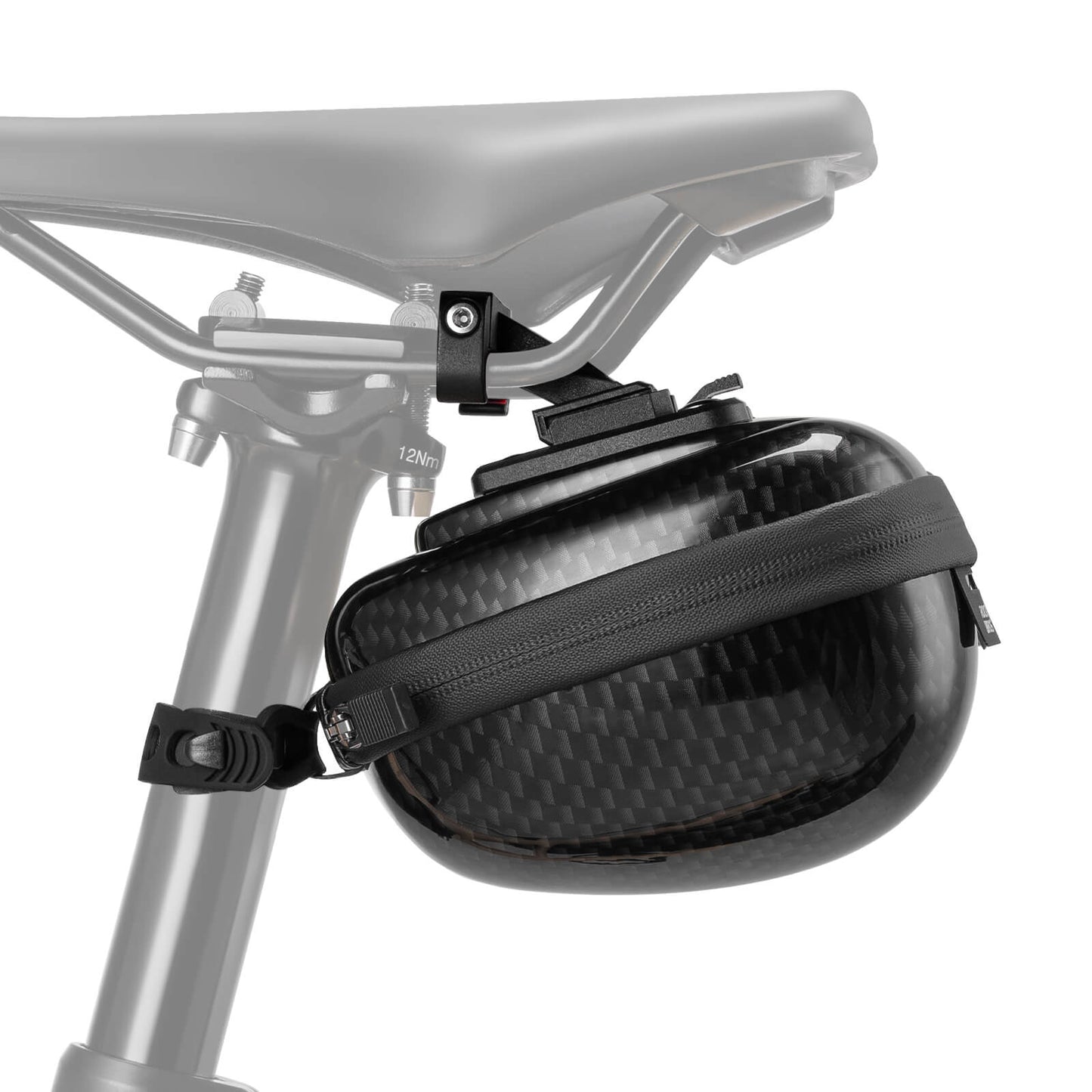 Fahrrad Satteltaschen Hard Shell Reflektierend 0,4 L mit Halterung