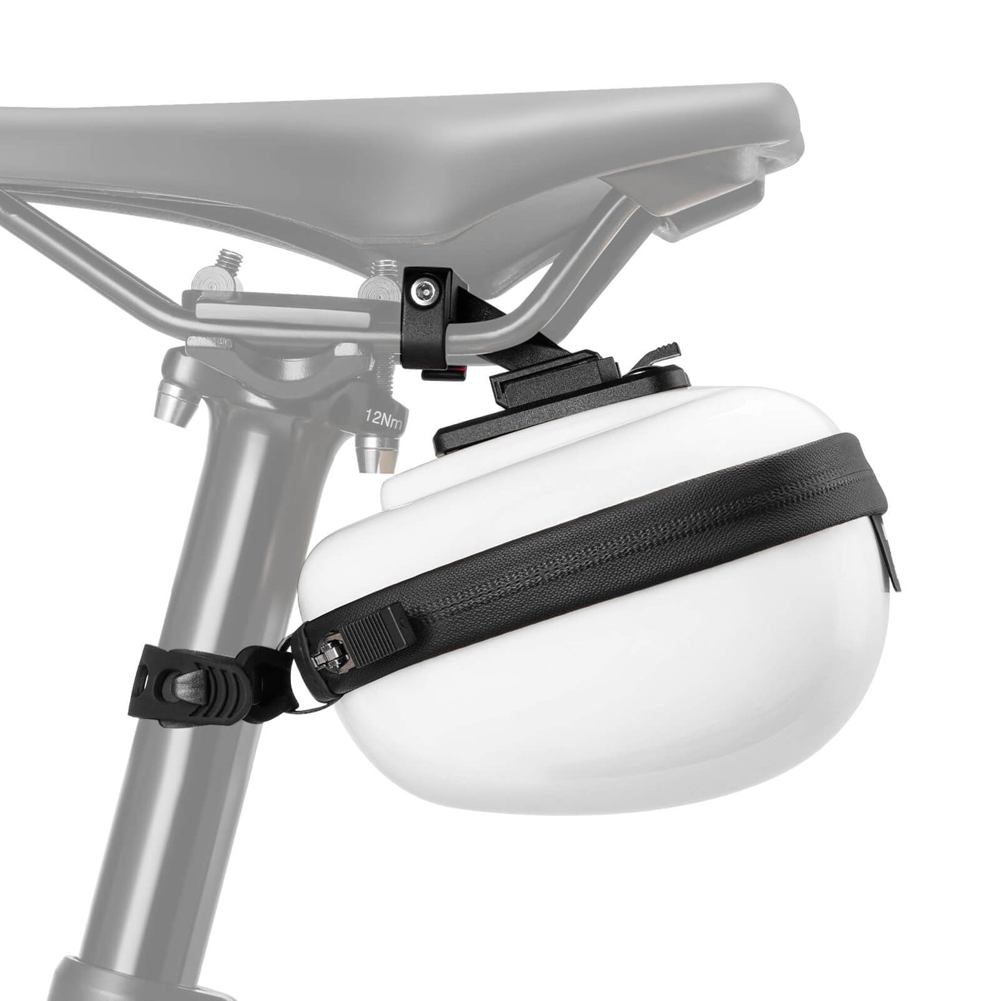 Fahrrad Satteltaschen Hard Shell Reflektierend 0,4 L mit Halterung