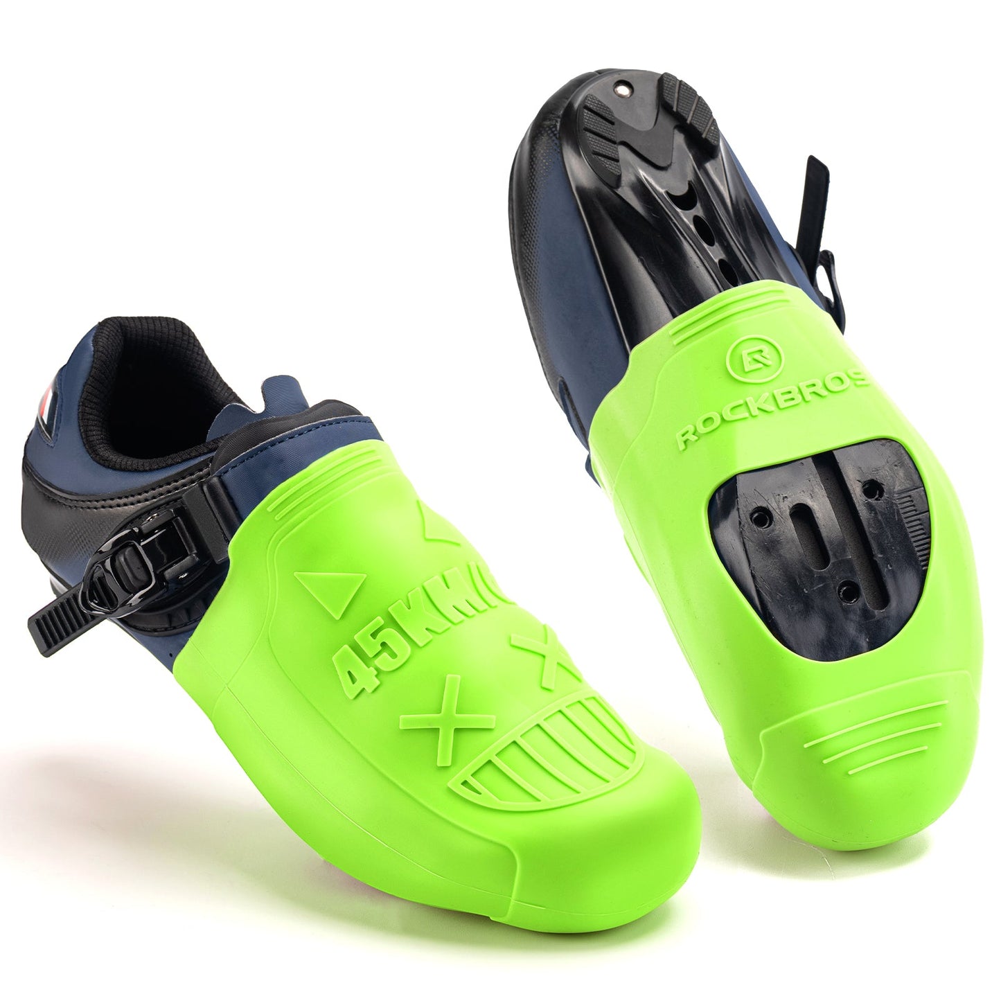 Vatnsheld skóhlíf fyrir hjólaskó án klemmu/veghjólreiða