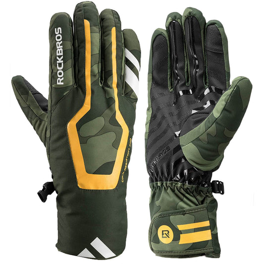 ROCKBROS Ski Gloves Winter Gloves Water-repellent Anti-slip