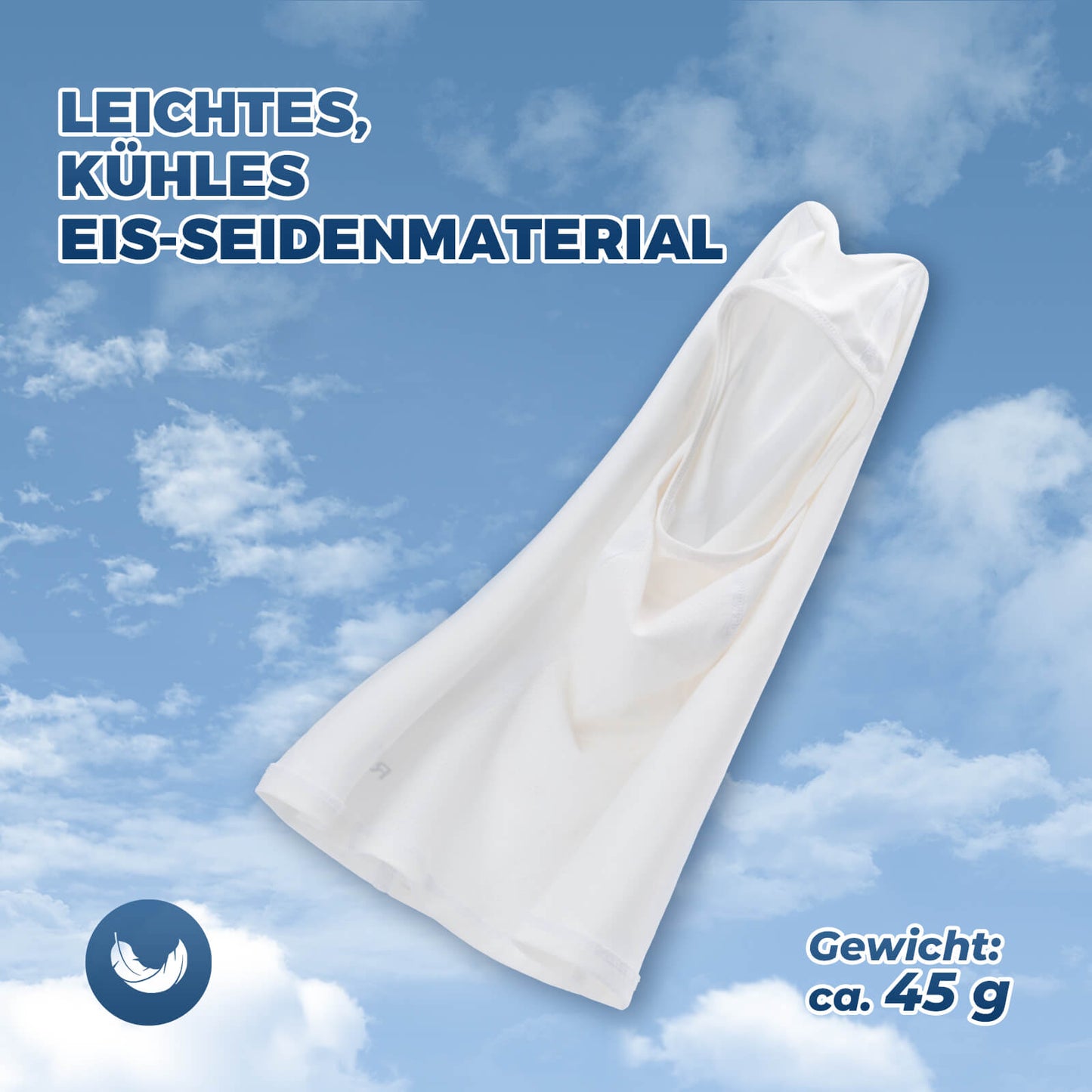 ROCKBROS Sommer Sturmhaube UPF40+ Balaclava Gesichtsmaske Schnelltrocknend