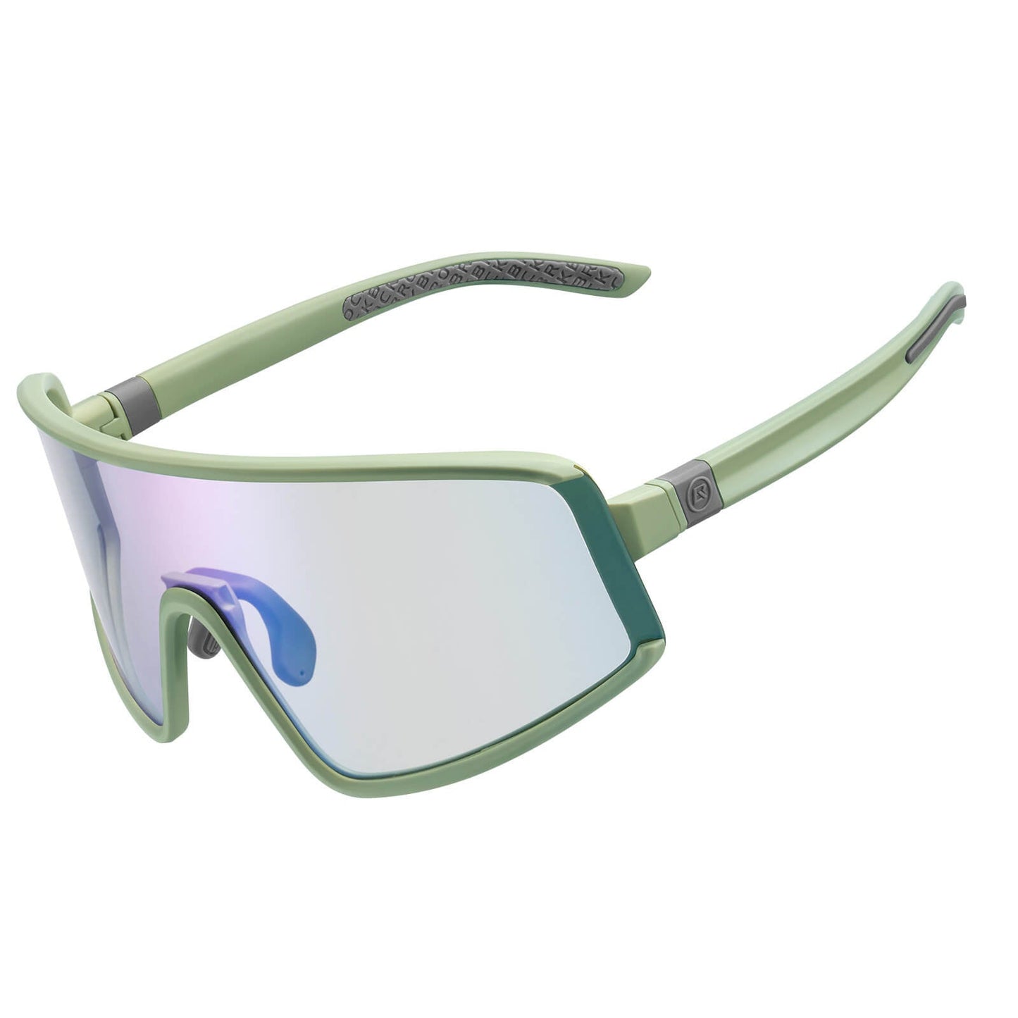 Self-tinting sunglasses, ultra-lightweight, UV400 protection, green