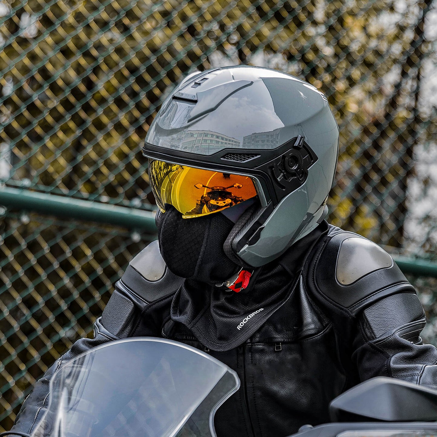 ROCKBROS Vetrarbalaklava Andlitsmaski Hlýr og vindheldur