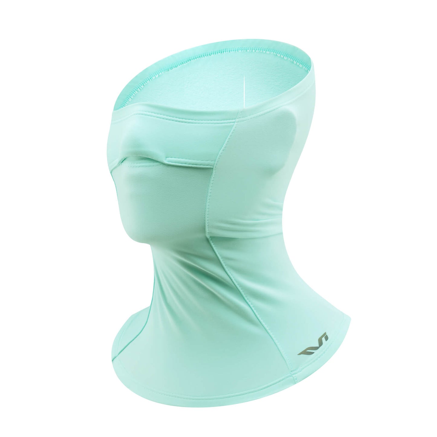 ROCKBROS TVI Balaklava með taglopnun fyrir konur, hlýrgrænn