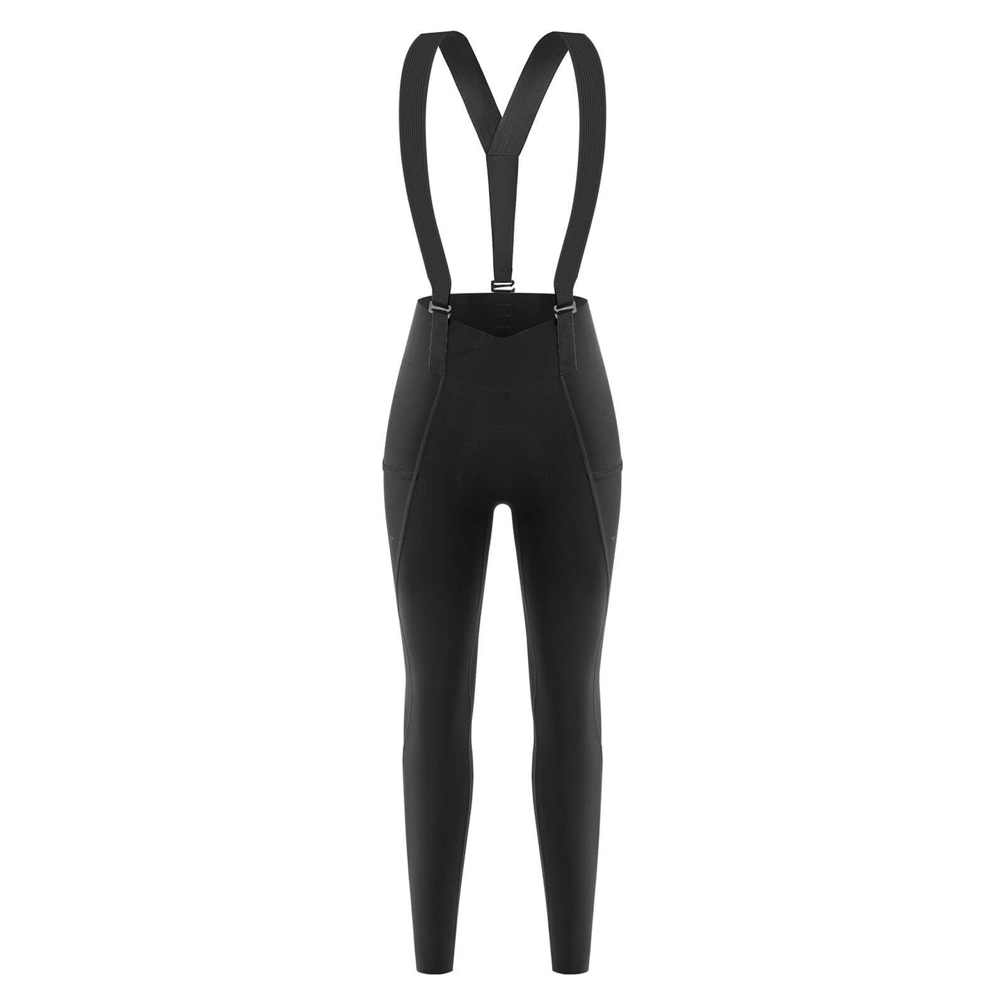 TVI Lange Trägerhose Fahrradhose mit Sitzpolster Abnehmbare