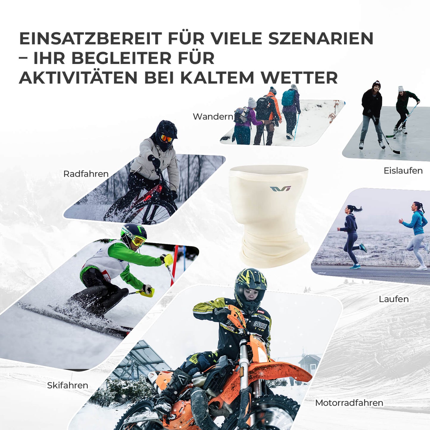 TVI Winter Balaclava Breathable Warm Mask for Women