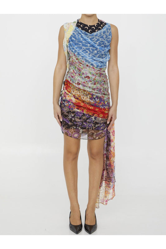 Regenerated Scarves dress