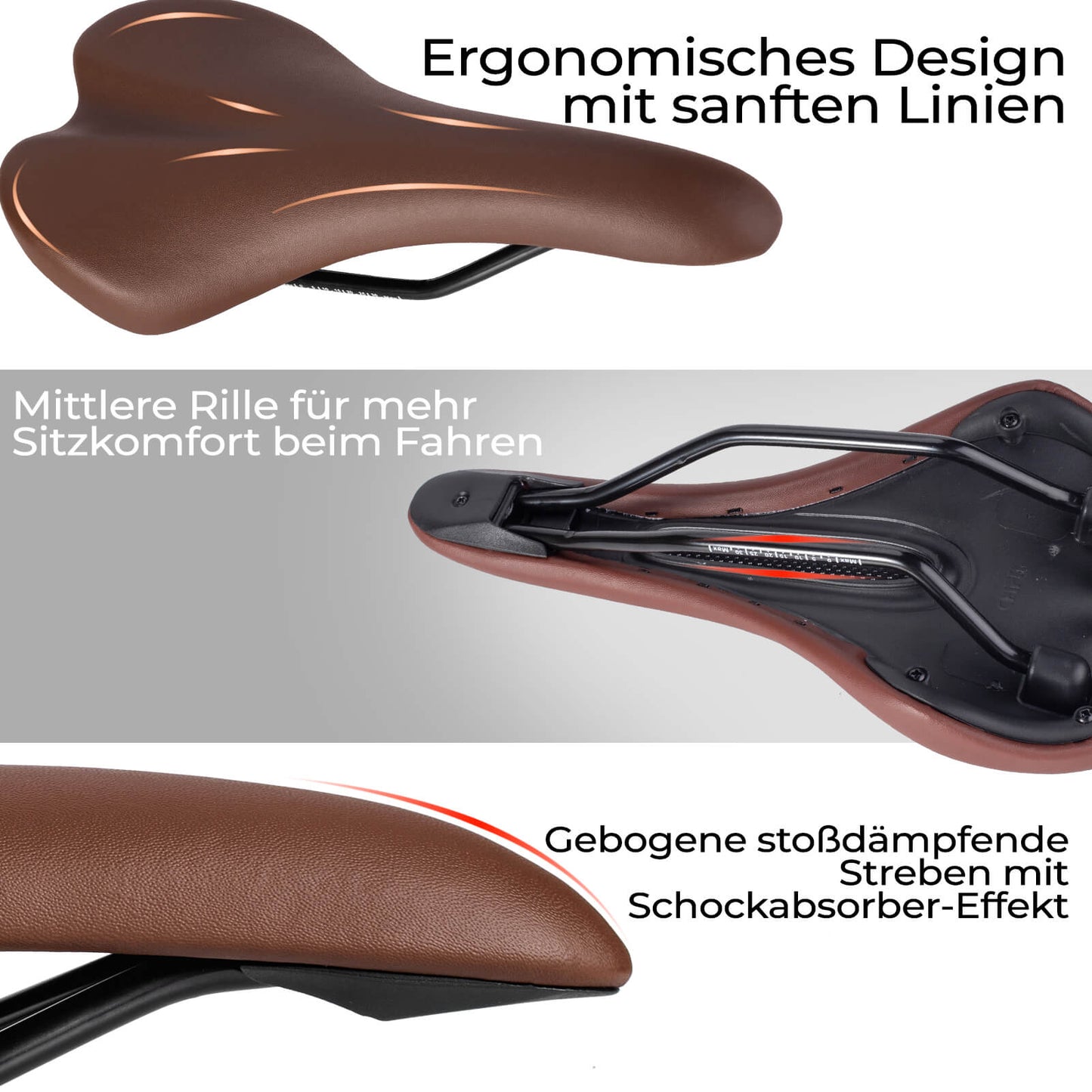 Road bike saddle, bicycle saddle, ergonomic, water-repellent