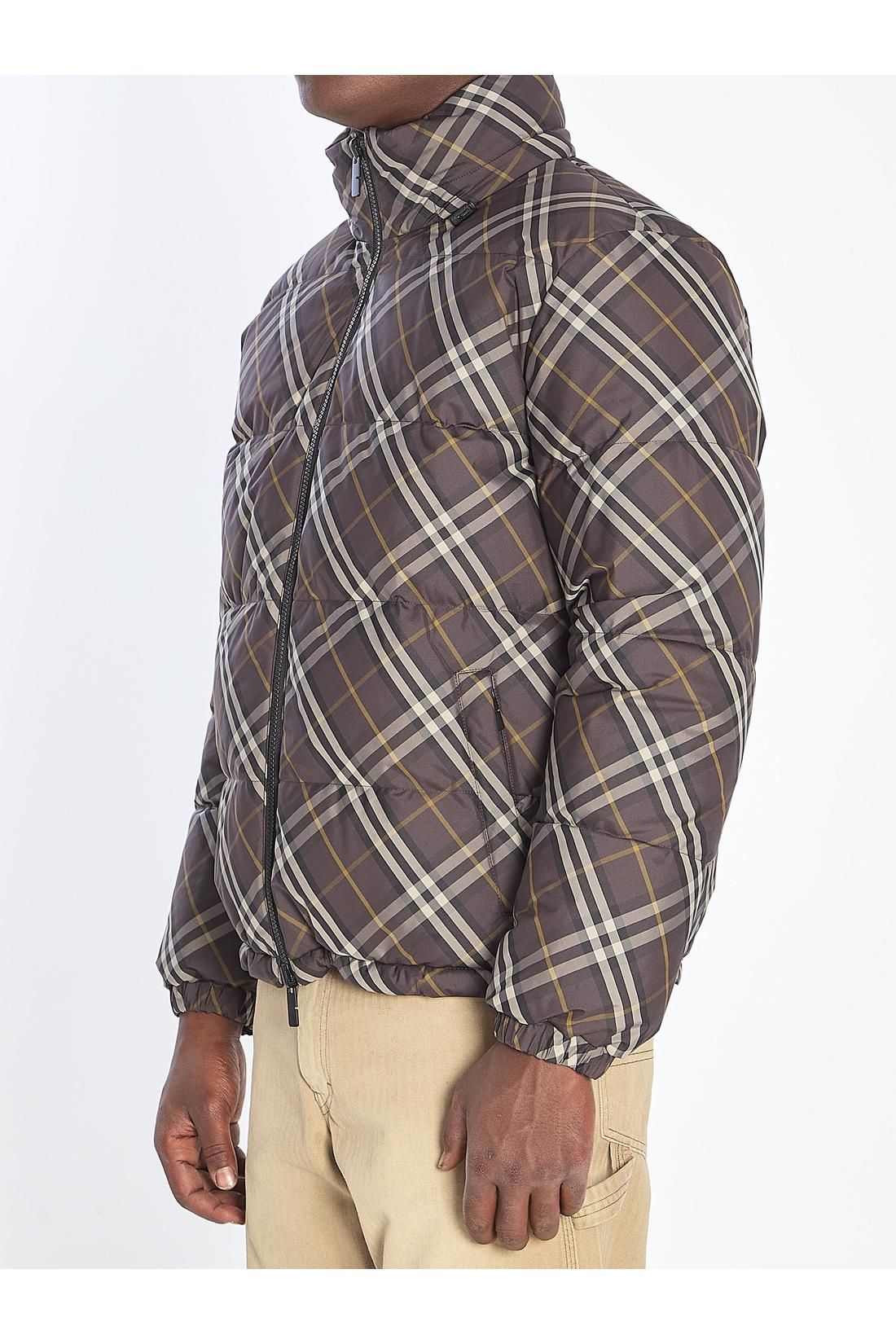 Reversible Check puffer jacket
