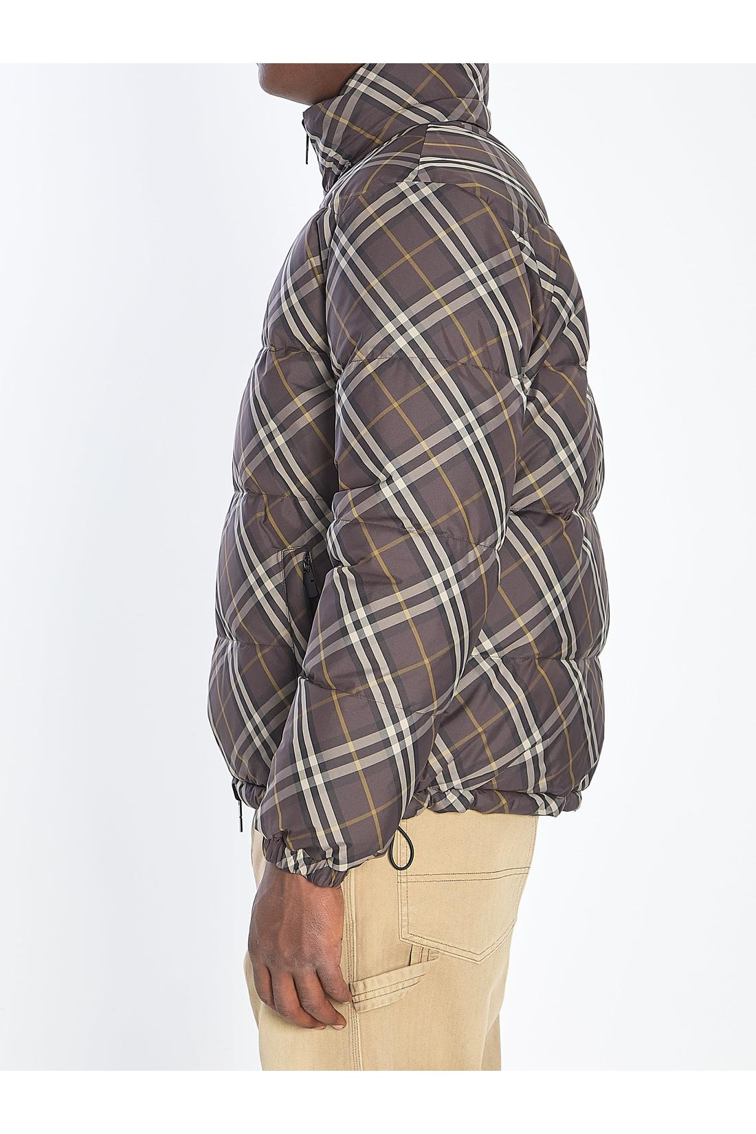Reversible Check puffer jacket