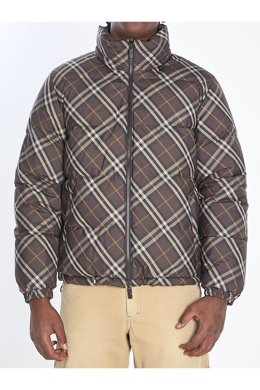 Reversible Check puffer jacket