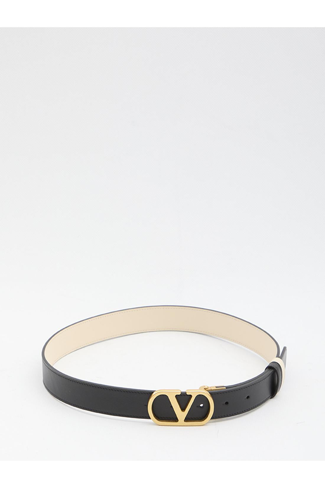 Reversible VLogo Signature belt