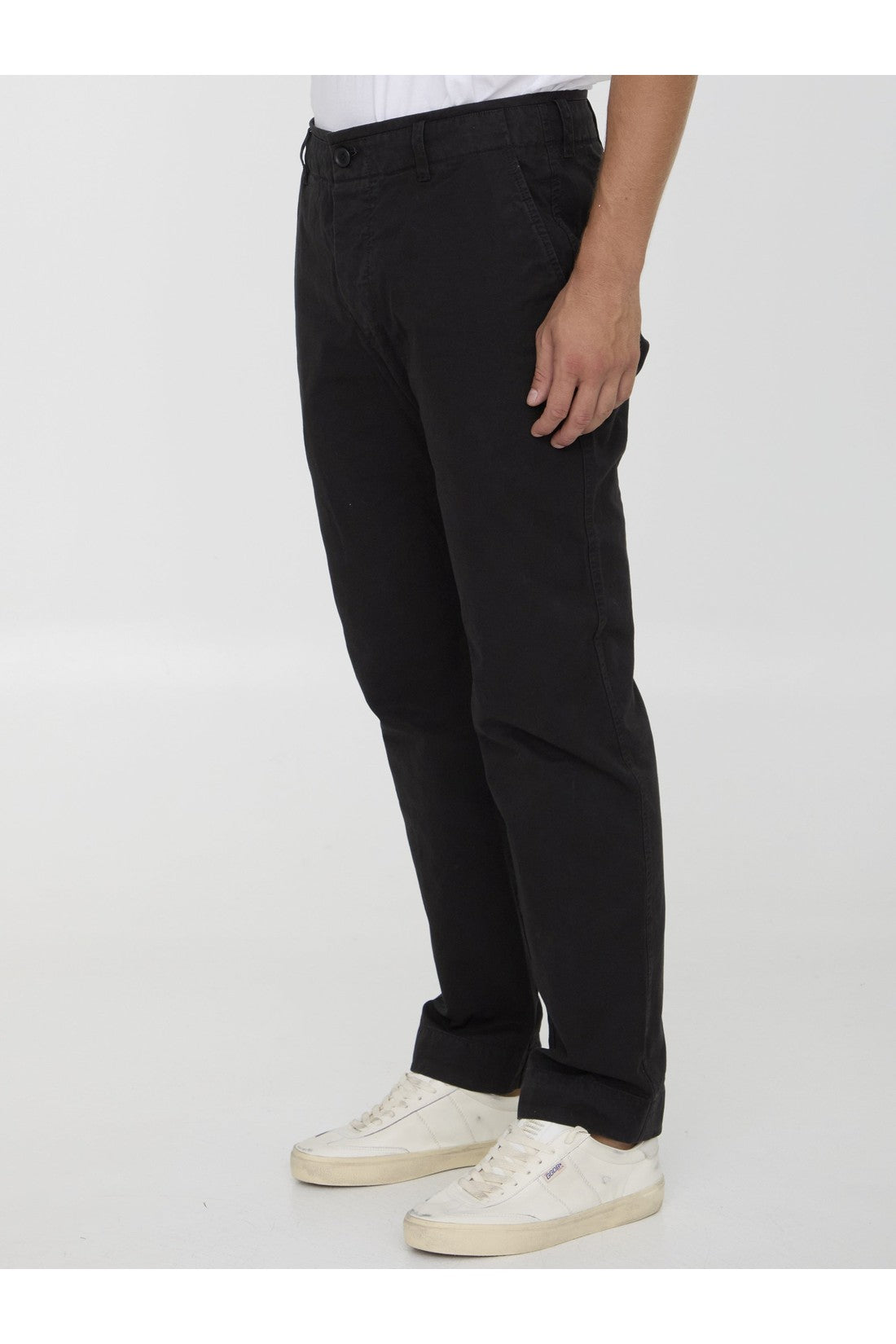 Rigid canvas pants