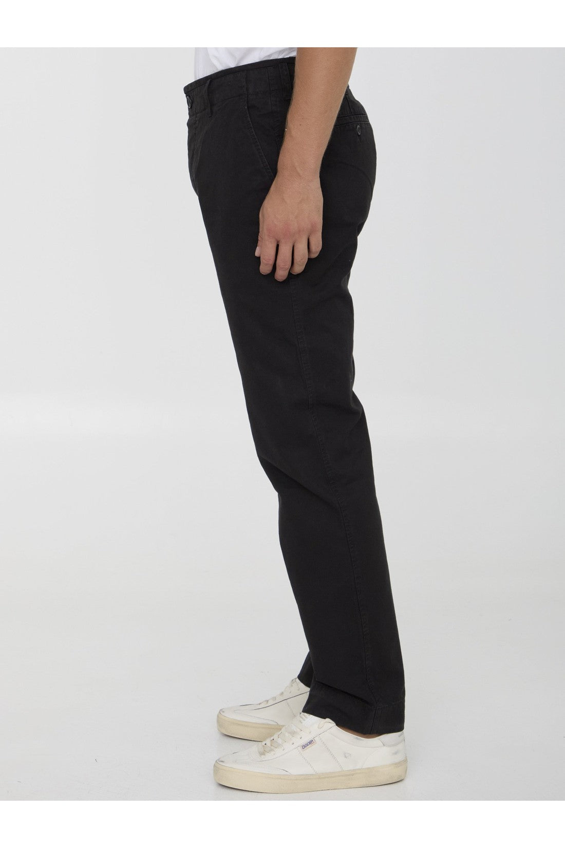 Rigid canvas pants